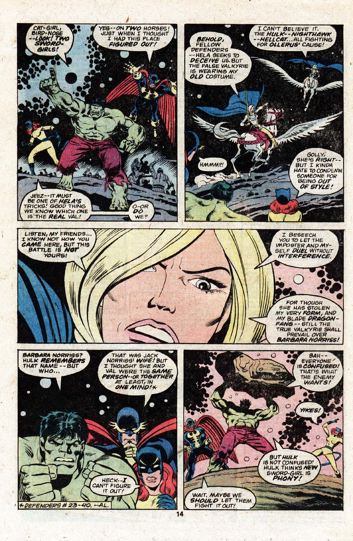 The Defenders (1972) Issue #68 #69 - English 9