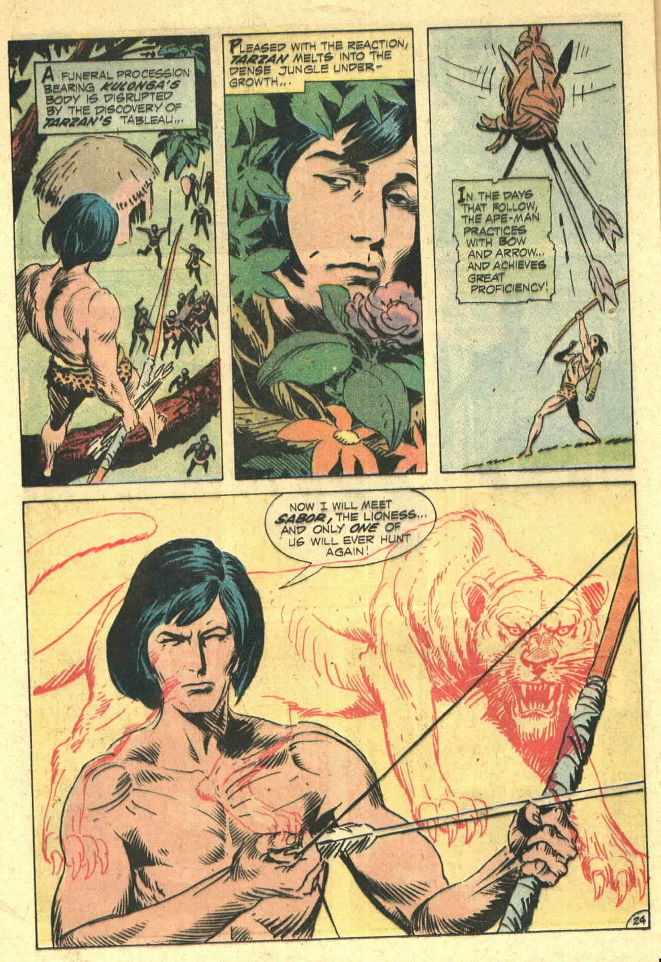 Read online Tarzan (1972) comic -  Issue #208 - 25
