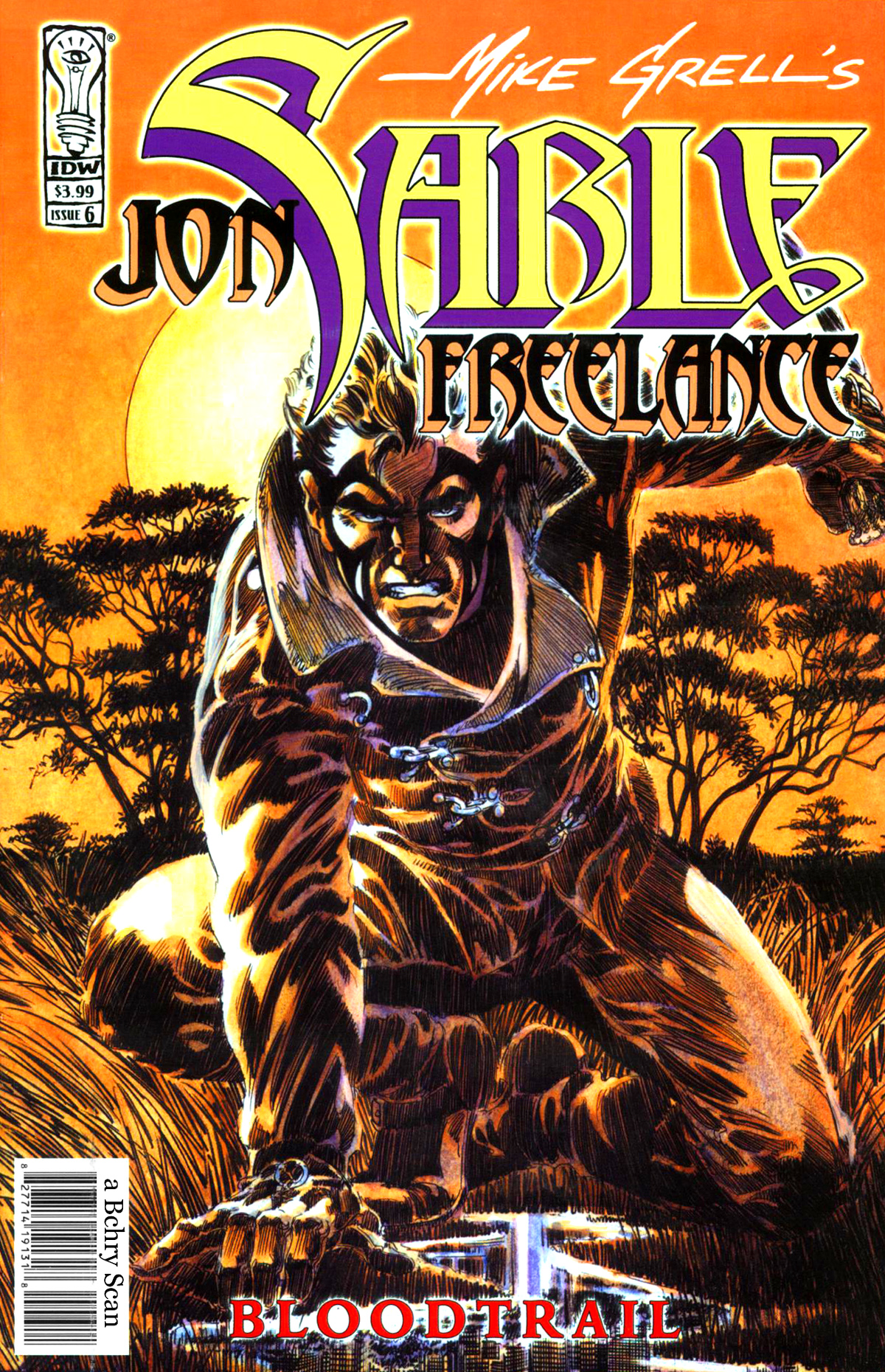 Read online Jon Sable, Freelance: Bloodtrail comic -  Issue #6 - 1