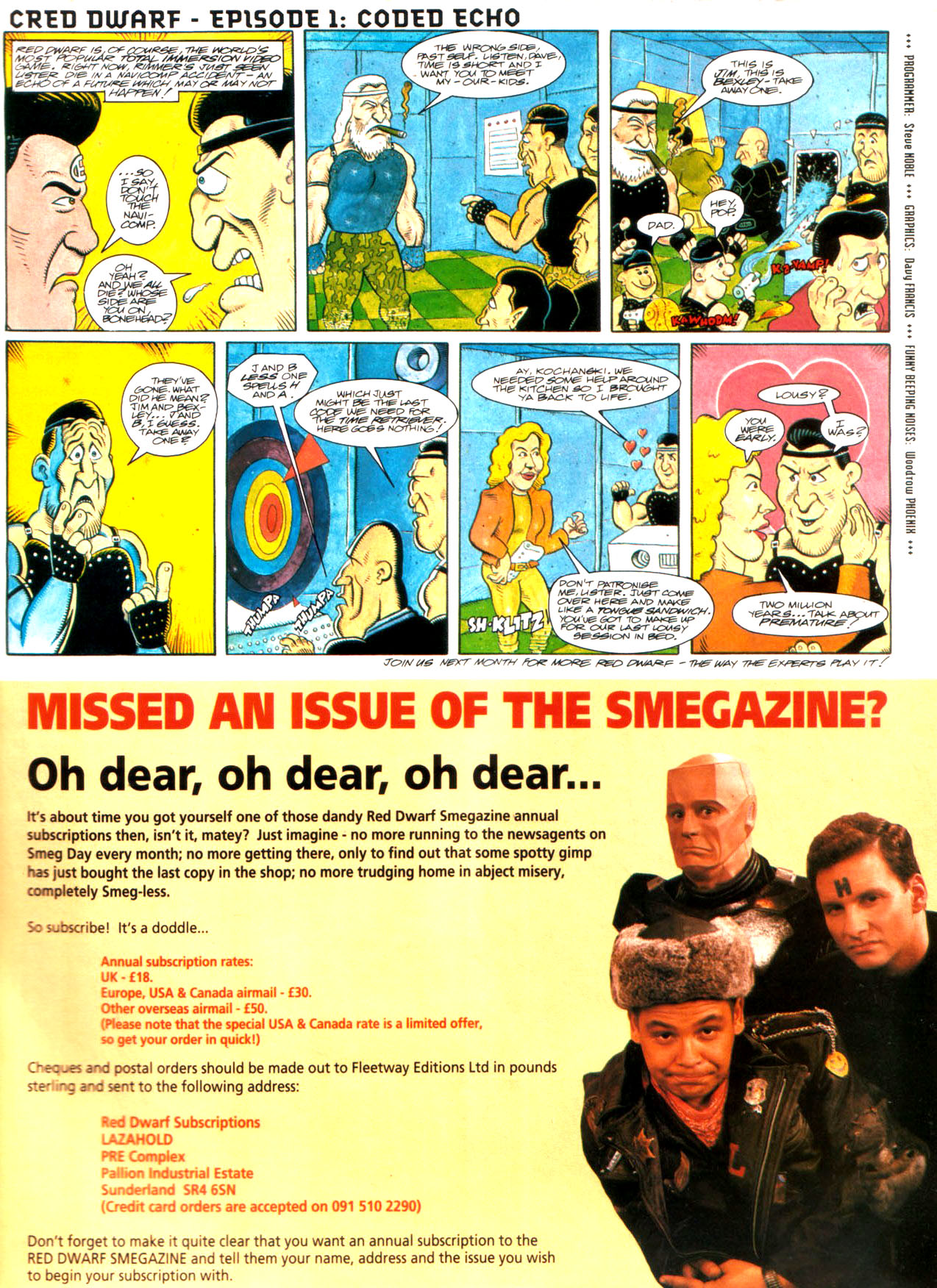 Read online Red Dwarf Smegazine (1993) comic -  Issue #4 - 31