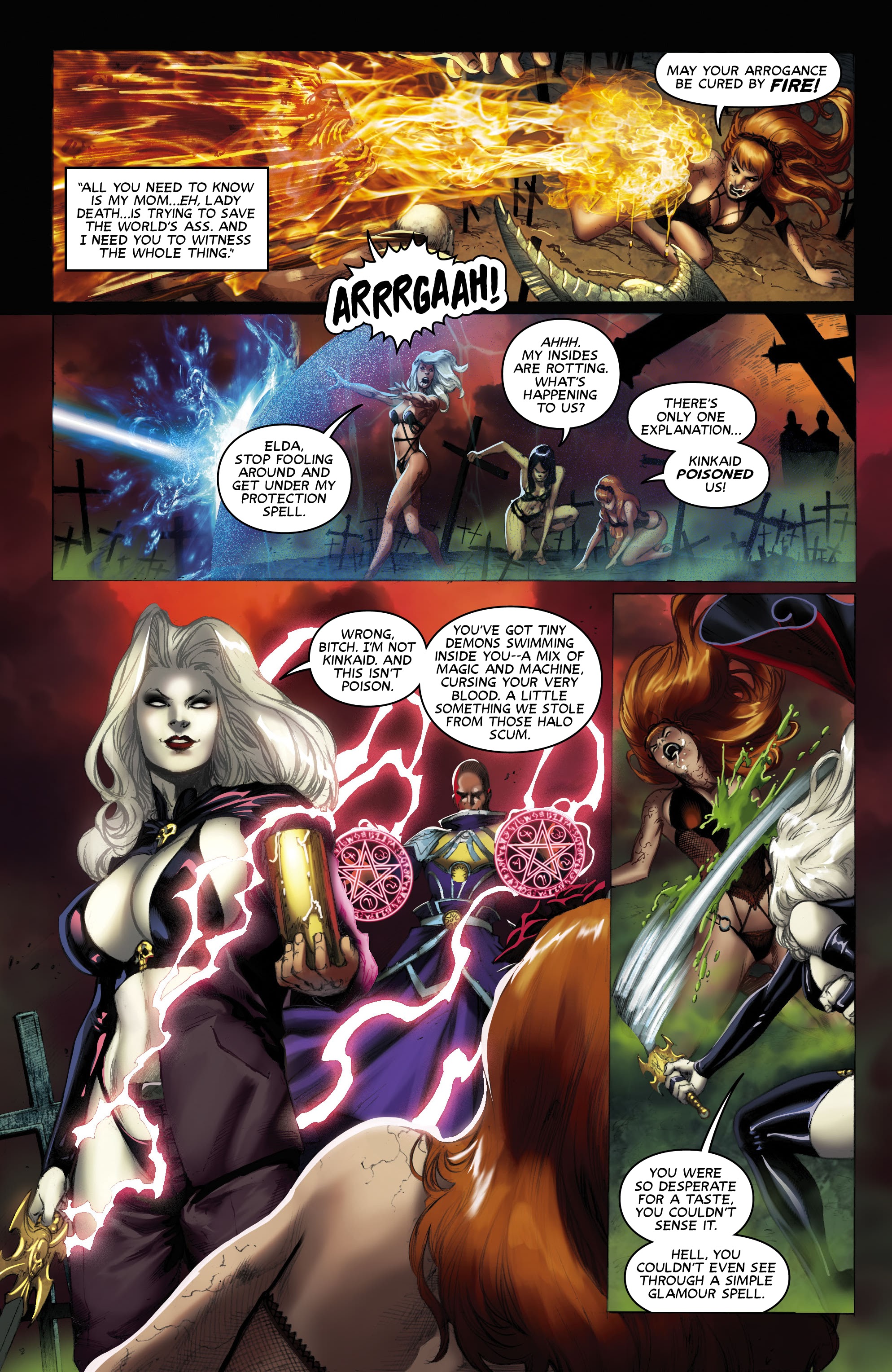 Read online Lady Death: Blasphemy Anthem comic -  Issue # Full - 34