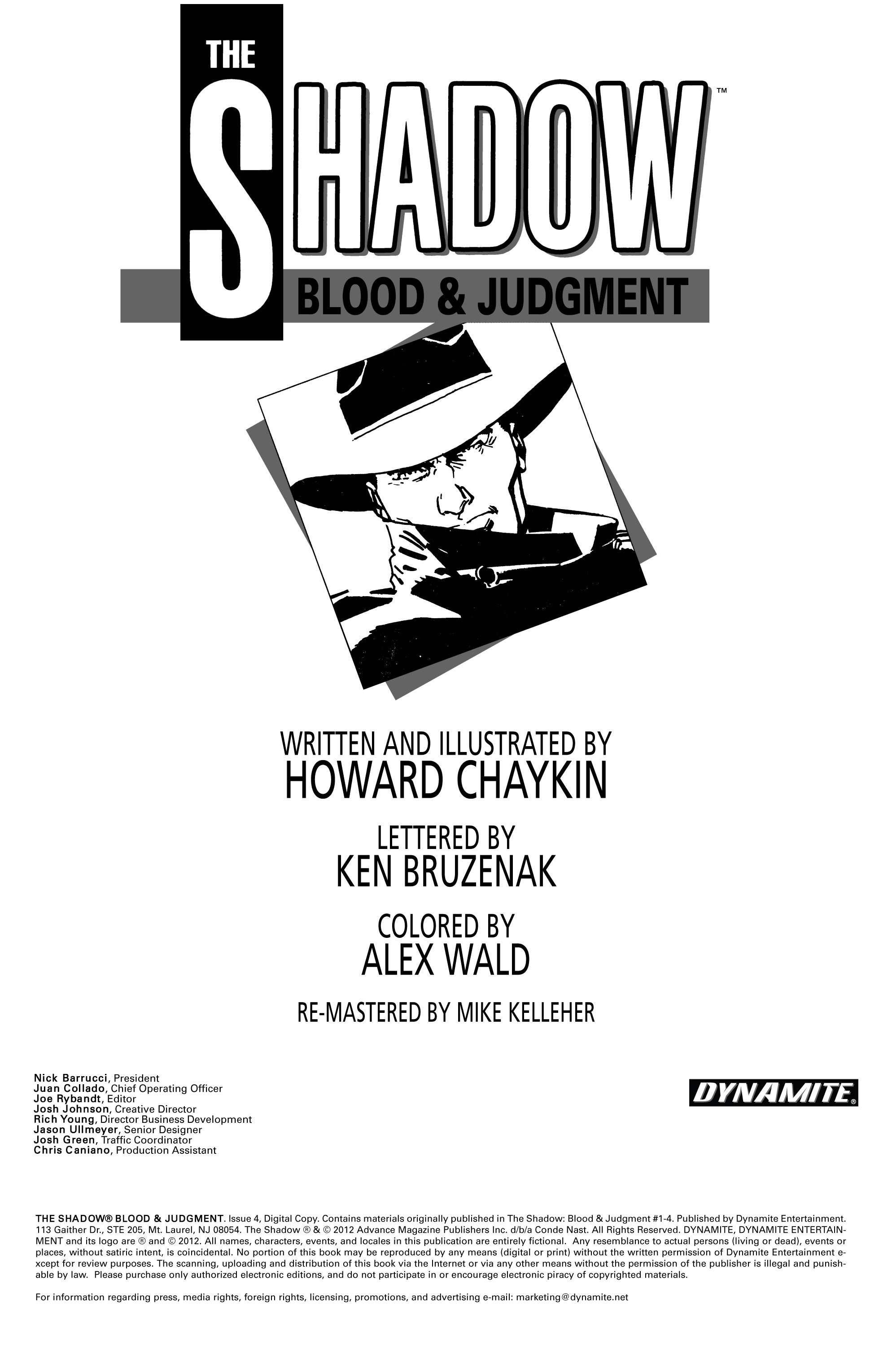 Read online The Shadow: Blood & Judgment comic -  Issue # Full - 93