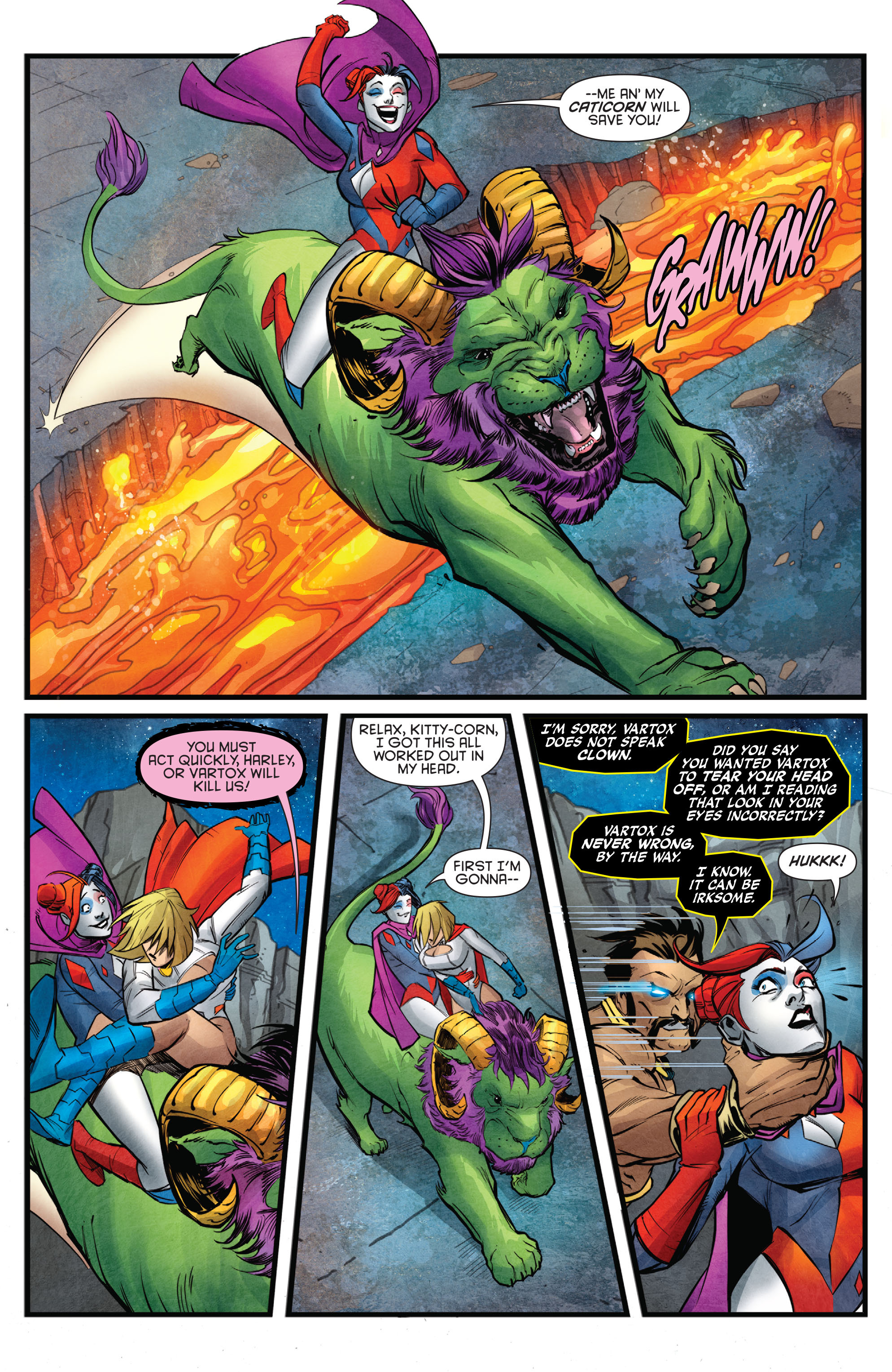 Read online Harley Quinn and Power Girl comic -  Issue #4 - 5