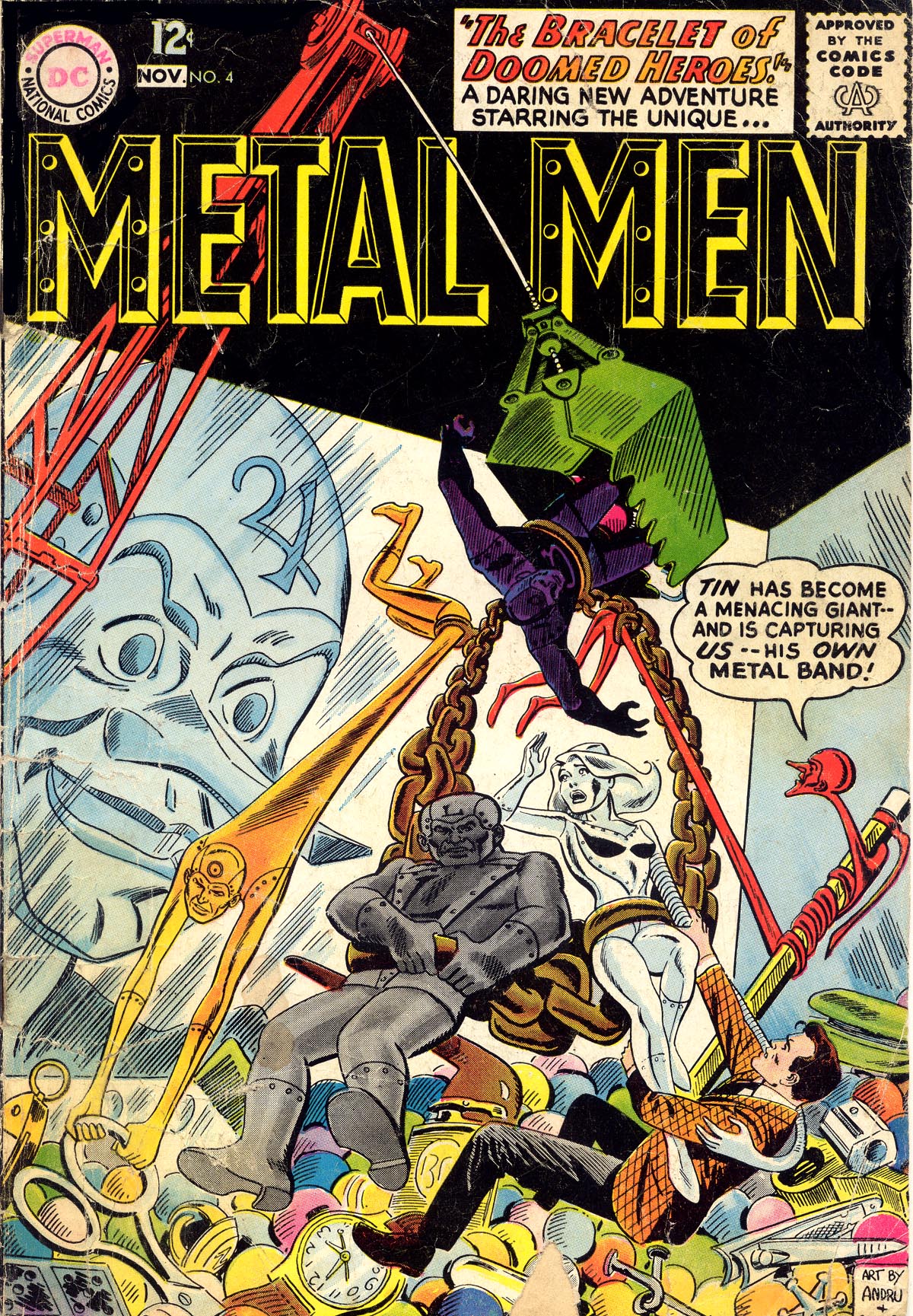 Read online Metal Men (1963) comic -  Issue #4 - 1