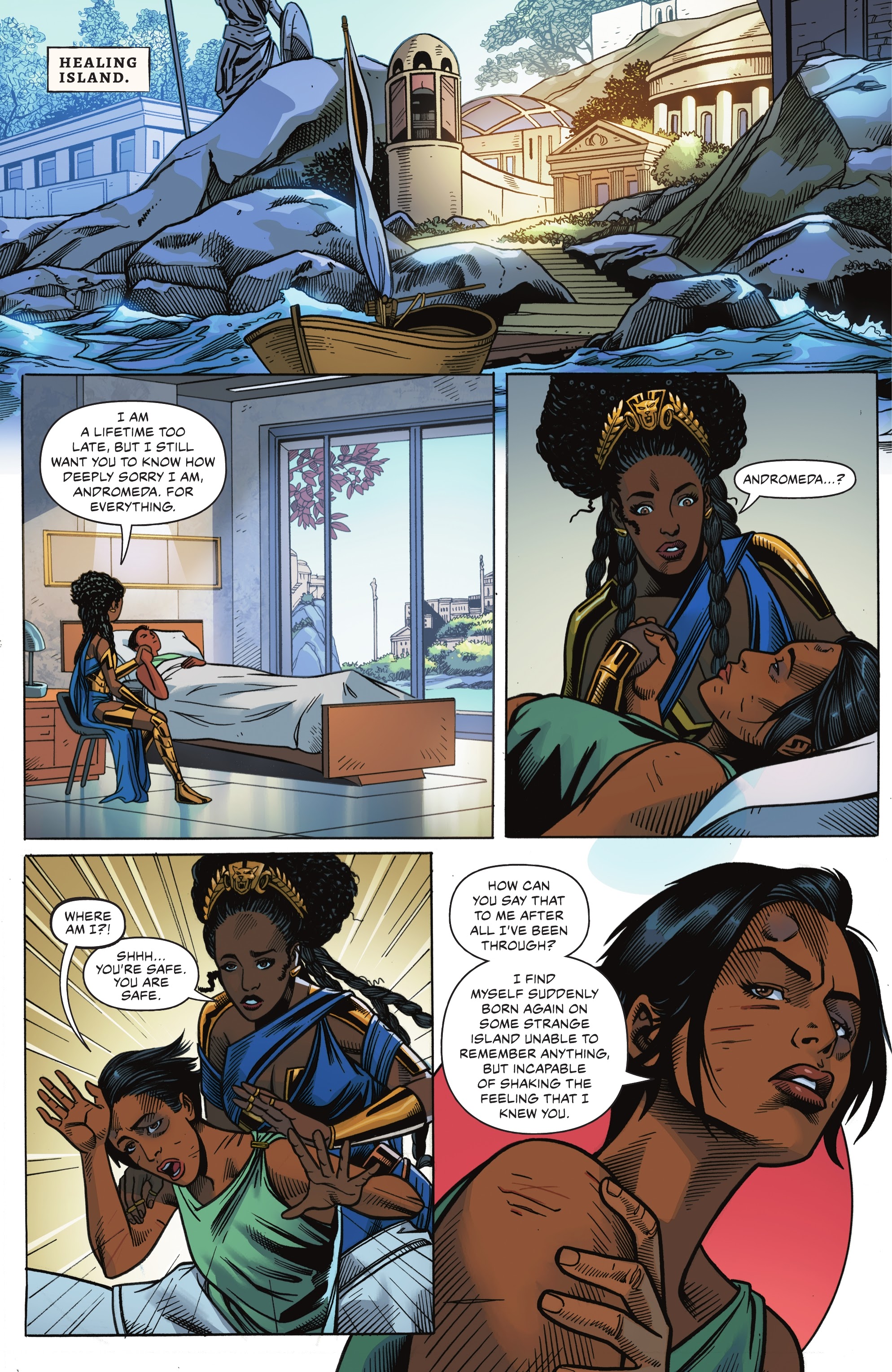 Read online Nubia & the Amazons comic -  Issue #5 - 17