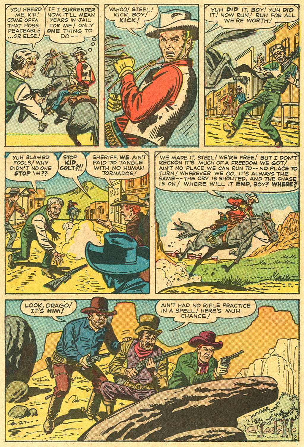 Read online Kid Colt Outlaw comic -  Issue #130 - 55