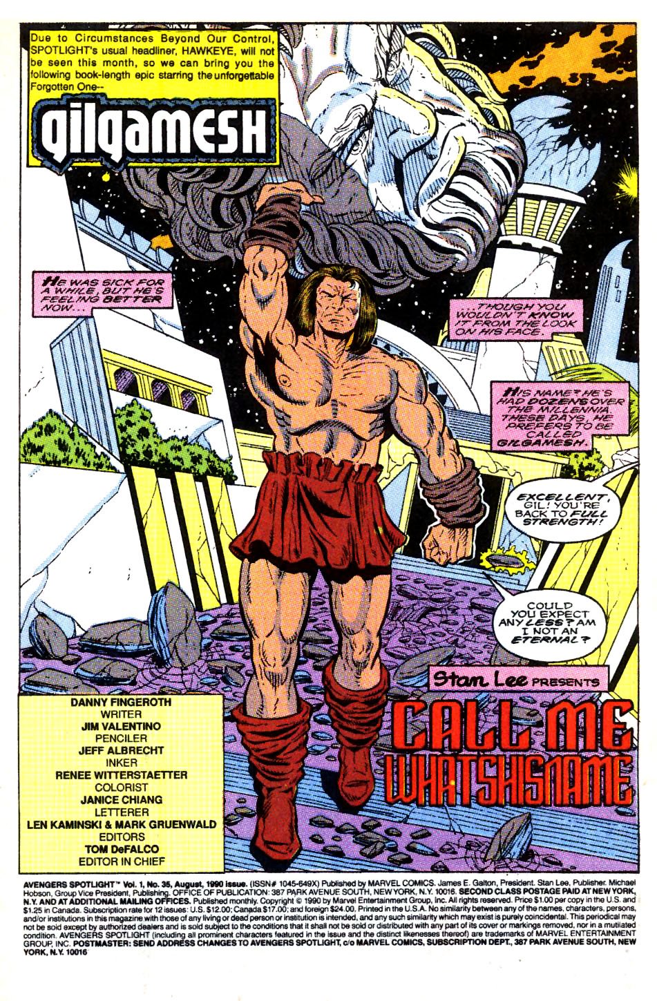 Read online Avengers Spotlight comic -  Issue #35 - 2