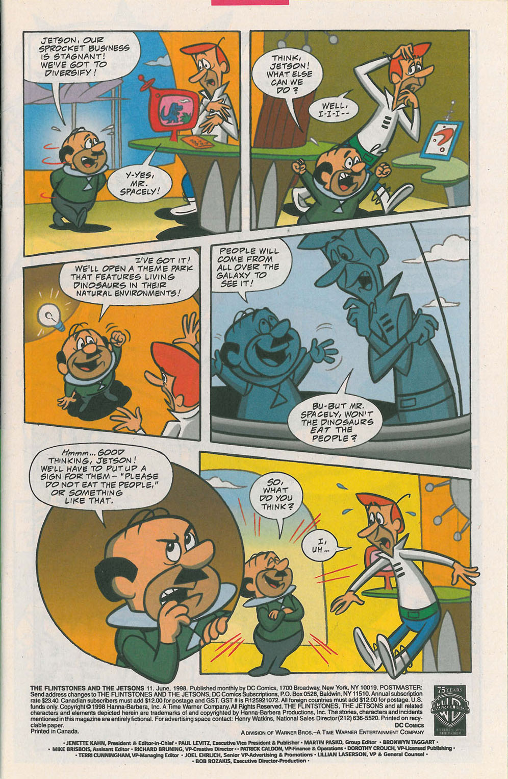 Read online The Flintstones and the Jetsons comic -  Issue #11 - 3