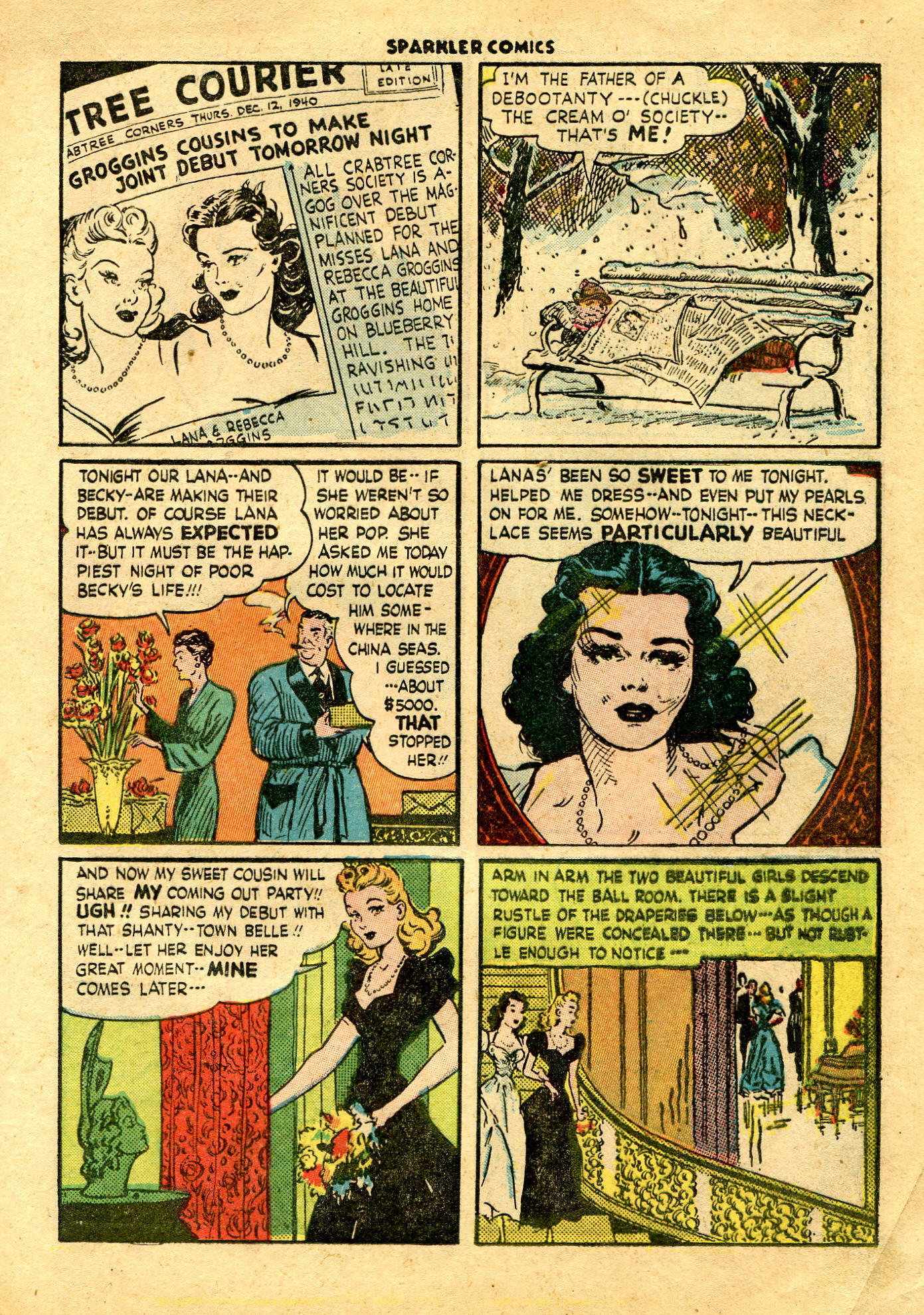 Read online Sparkler Comics comic -  Issue #30 - 37