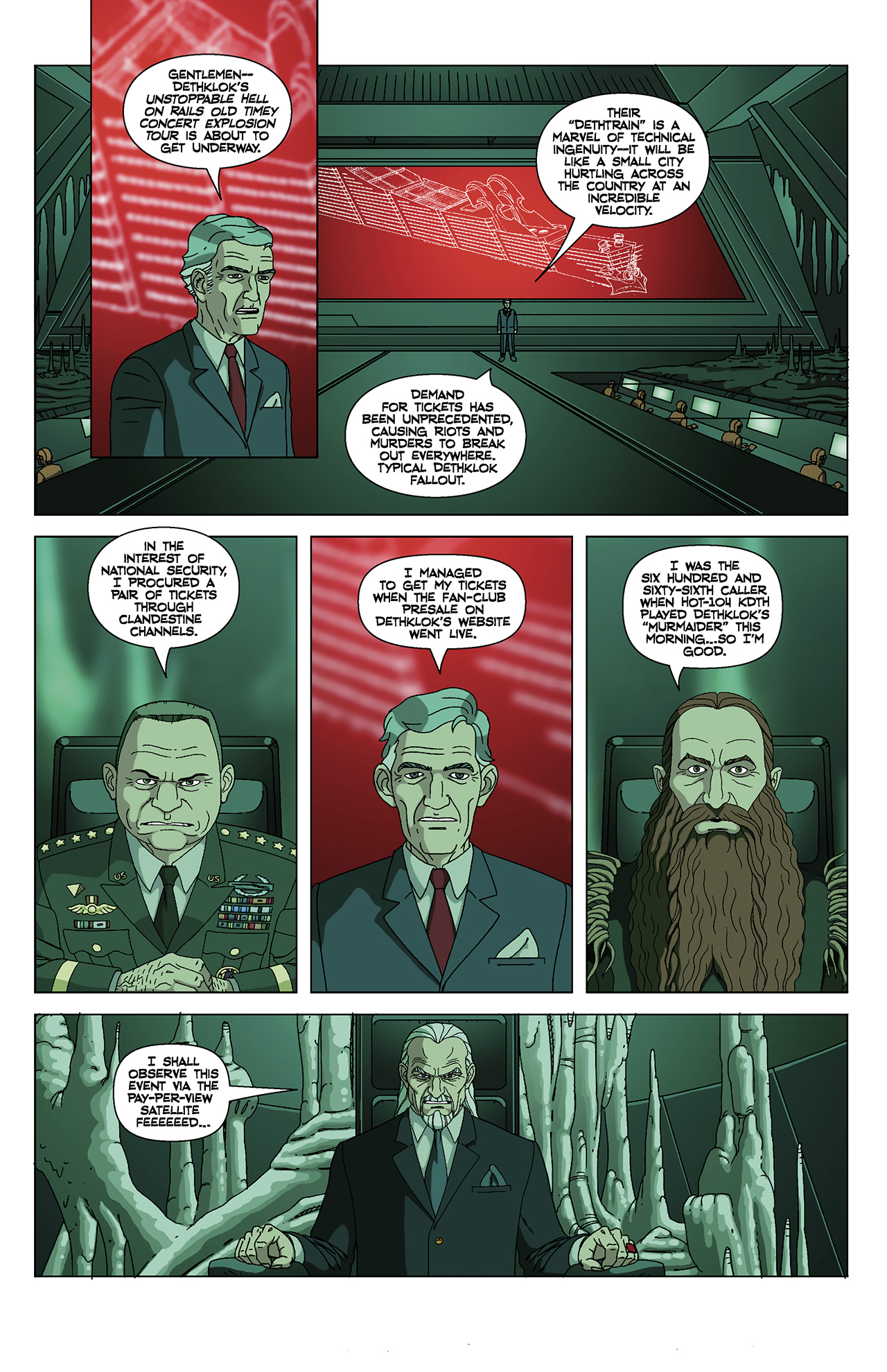 Read online Dethklok comic -  Issue #3 - 10