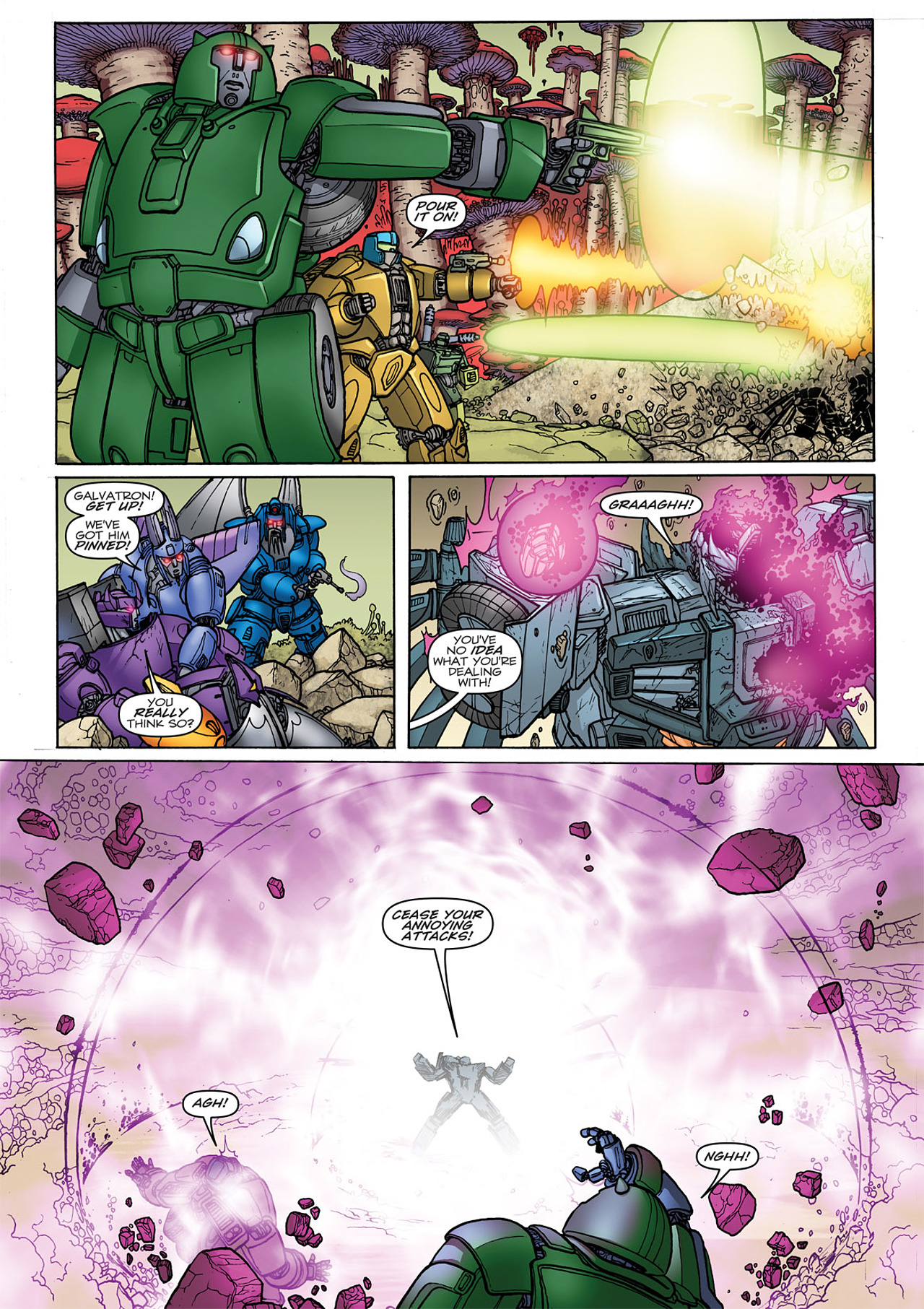 Read online Transformers: Heart of Darkness comic -  Issue #4 - 10
