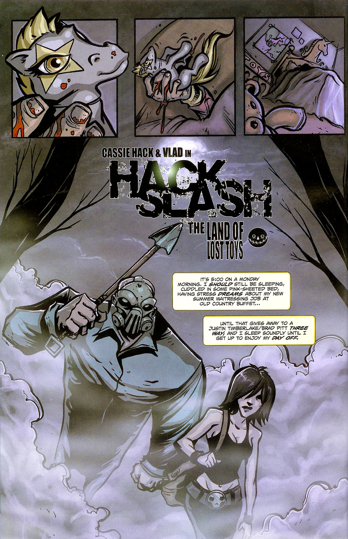 Read online Hack/Slash: Land of Lost Toys comic -  Issue #1 - 6