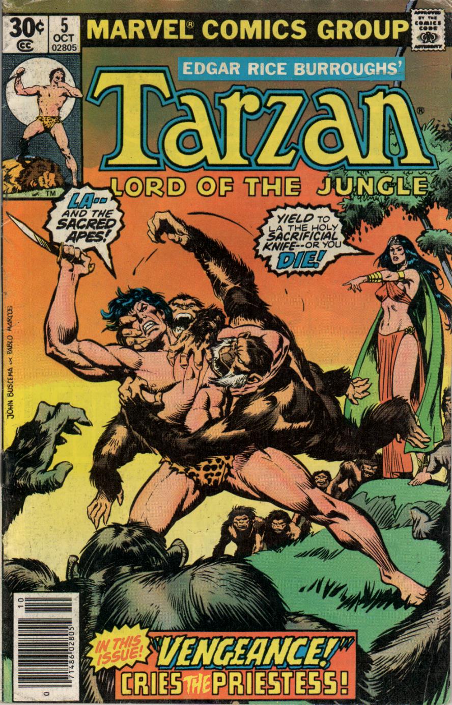 Read online Tarzan (1977) comic -  Issue #5 - 1