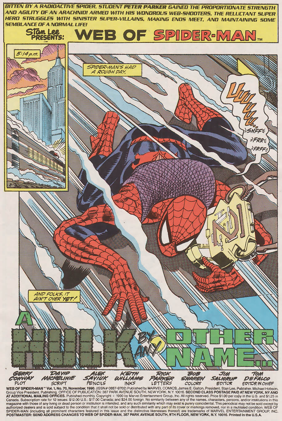 Web of Spider-Man (1985) Issue #70 #80 - English 2