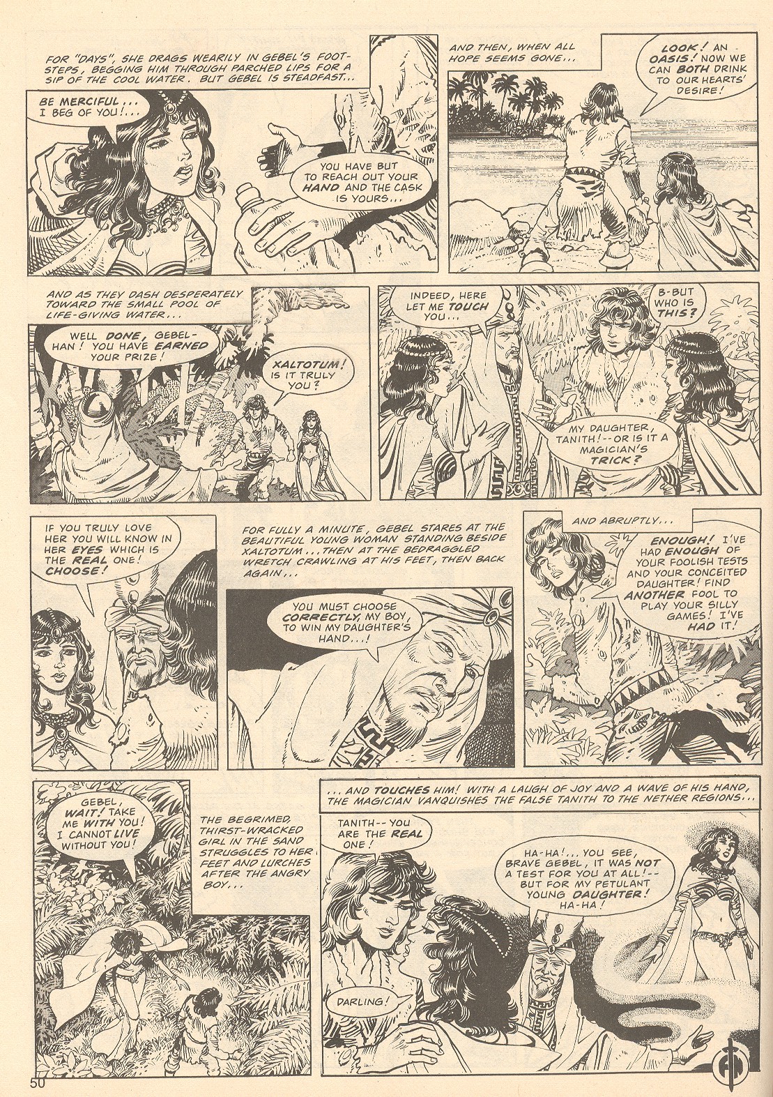 Read online The Savage Sword Of Conan comic -  Issue #67 - 50