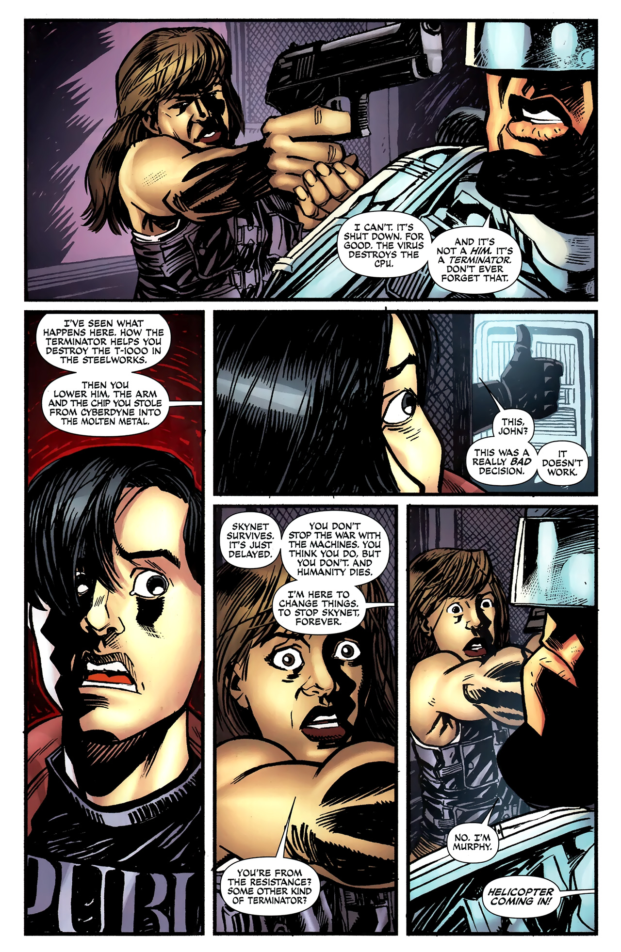 Read online Terminator/Robocop: Kill Human comic -  Issue #3 - 8
