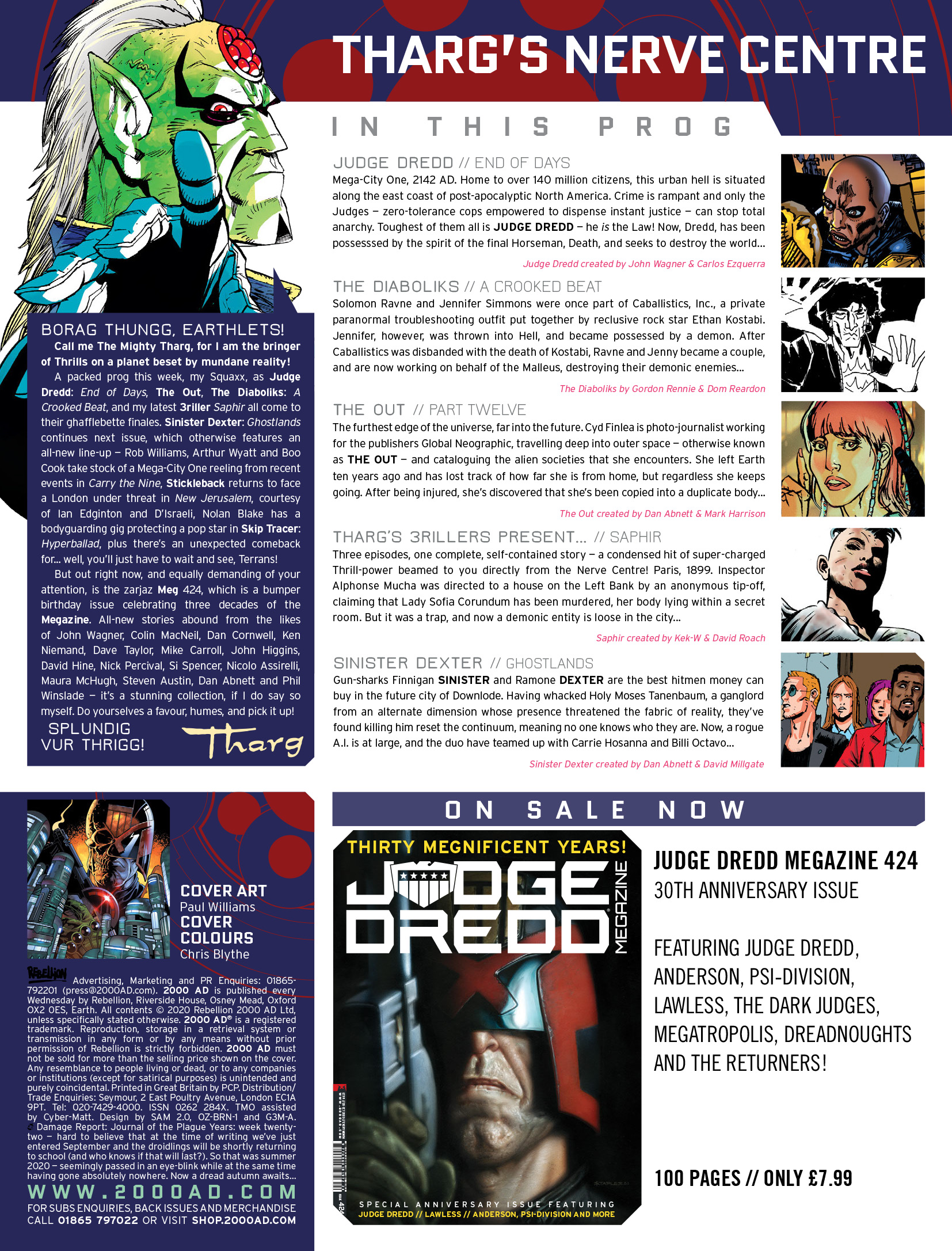 Read online 2000 AD comic -  Issue #2199 - 2