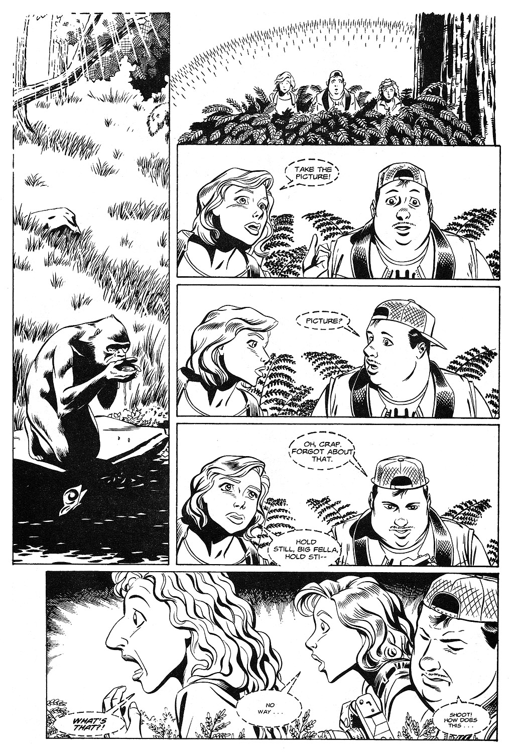 Read online Cavewoman: Missing Link comic -  Issue #1 - 5