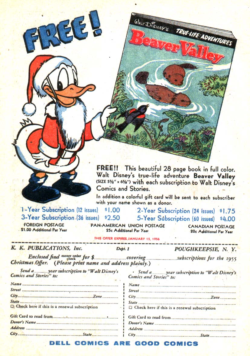 Read online Walt Disney's Comics and Stories comic -  Issue #184 - 34