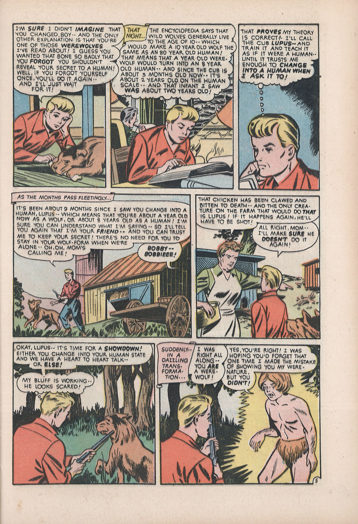 Read online Adventures Into The Unknown comic -  Issue #33 - 7