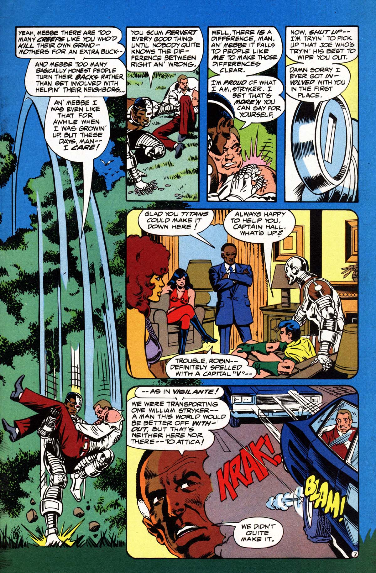 Read online Vigilante (1983) comic -  Issue #3 - 8