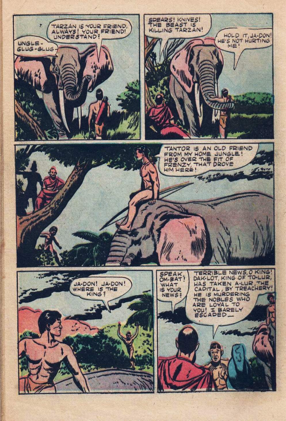 Read online Tarzan (1948) comic -  Issue #9 - 16