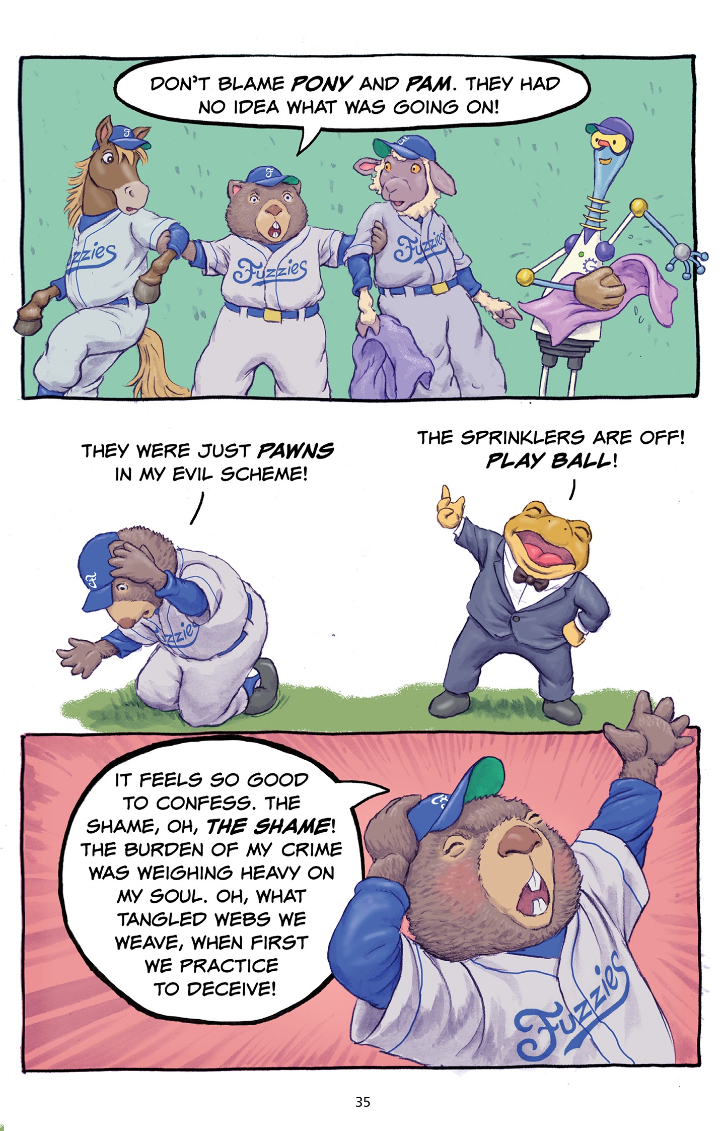 Read online Fuzzy Baseball comic -  Issue #3 - 37