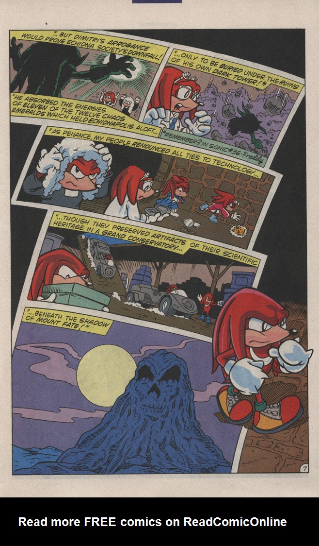 Read online Sonic's Friendly Nemesis, Knuckles comic -  Issue #1 - 11