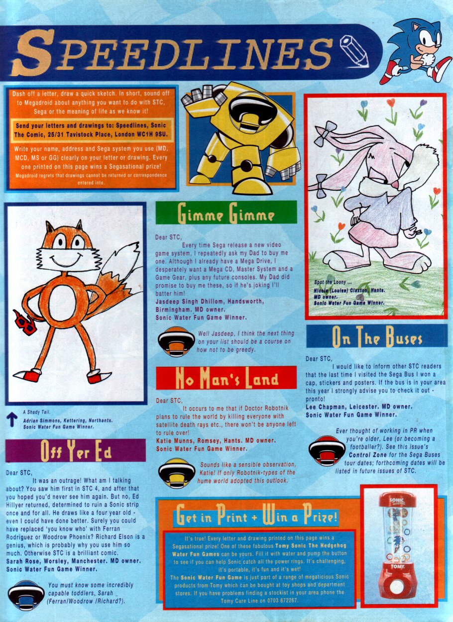 Read online Sonic the Comic comic -  Issue #29 - 30