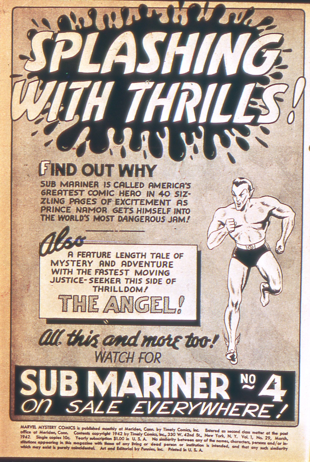 Marvel Mystery Comics (1939) issue 29 - Page 3