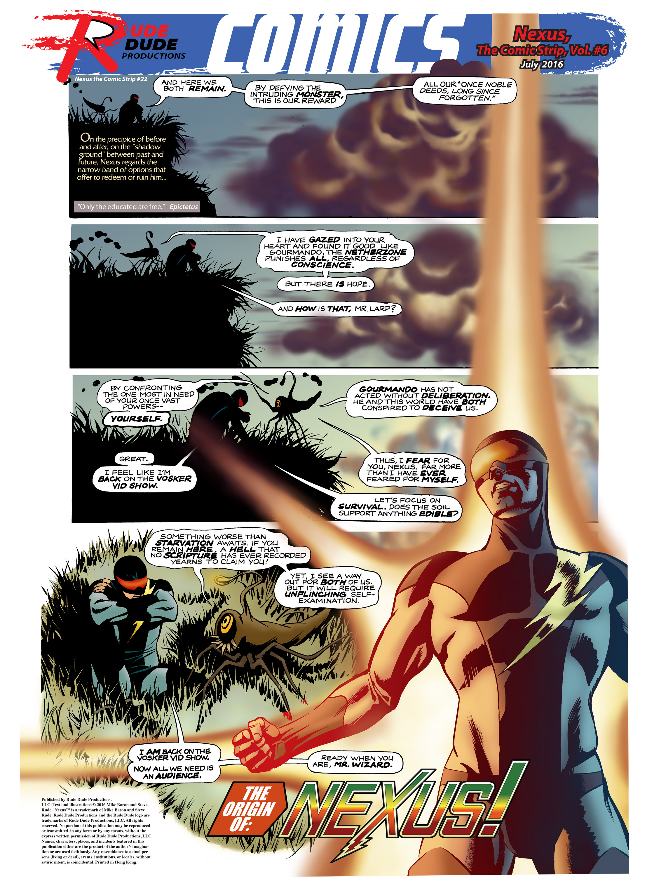 Read online Nexus: The Comic Strip comic -  Issue #6 - 1