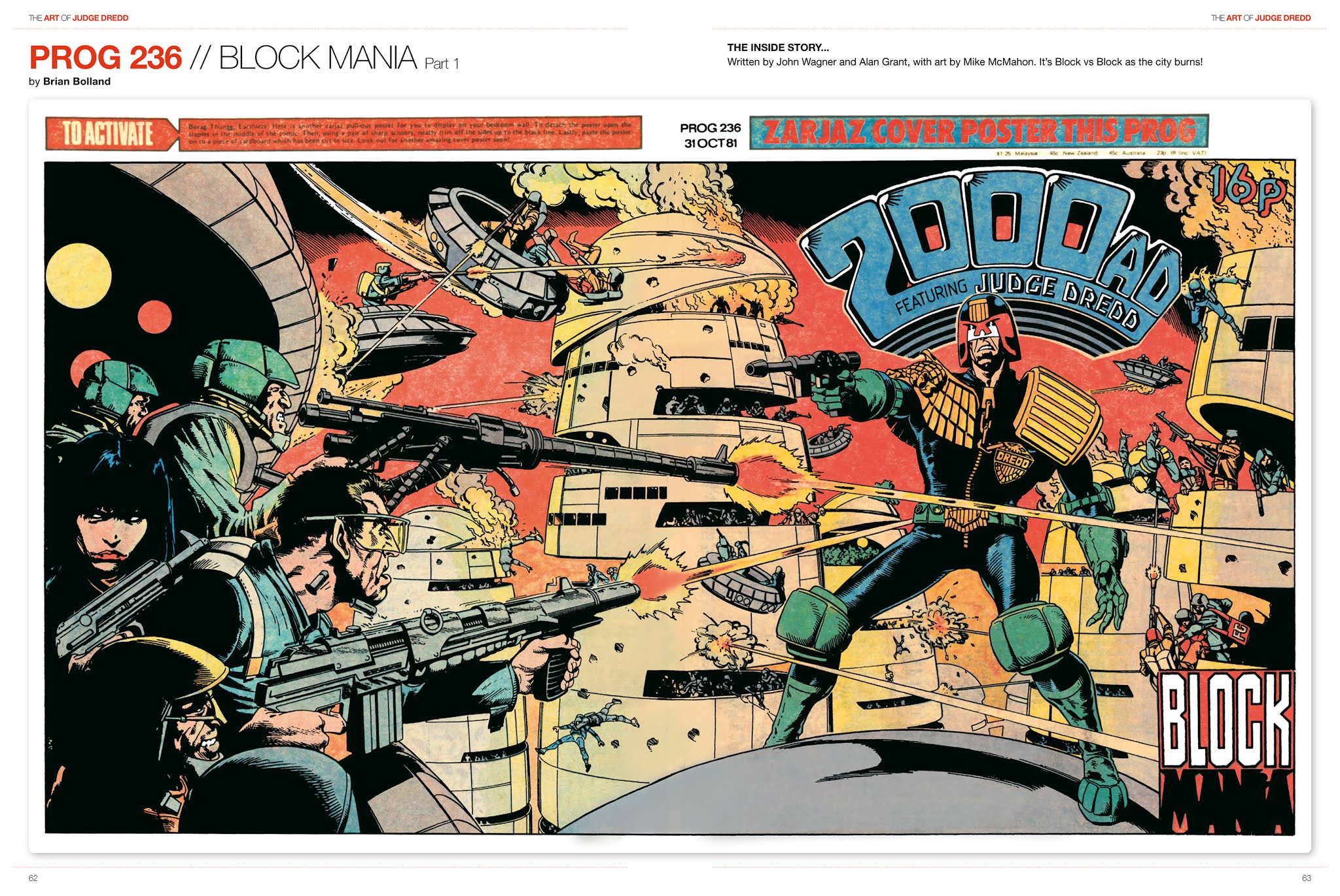 Read online The Art of Judge Dredd: Featuring 35 Years of Zarjaz Covers comic -  Issue # TPB (Part 1) - 62