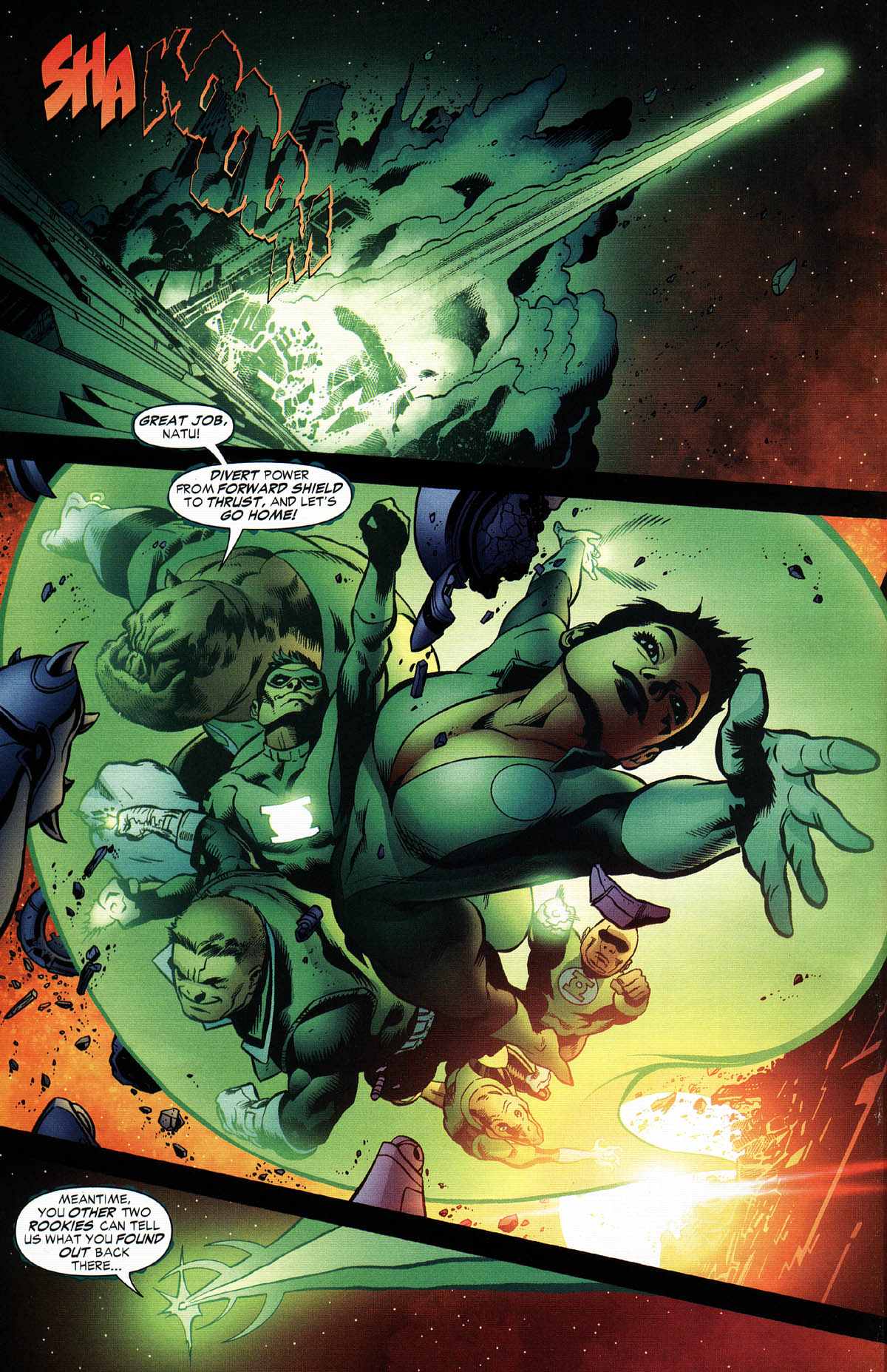 Read online Green Lantern Corps: Recharge comic -  Issue #4 - 15