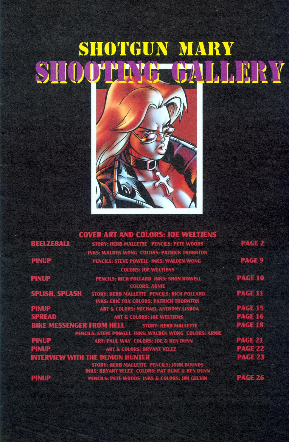 Read online Shotgun Mary Shooting Gallery comic -  Issue # Full - 2