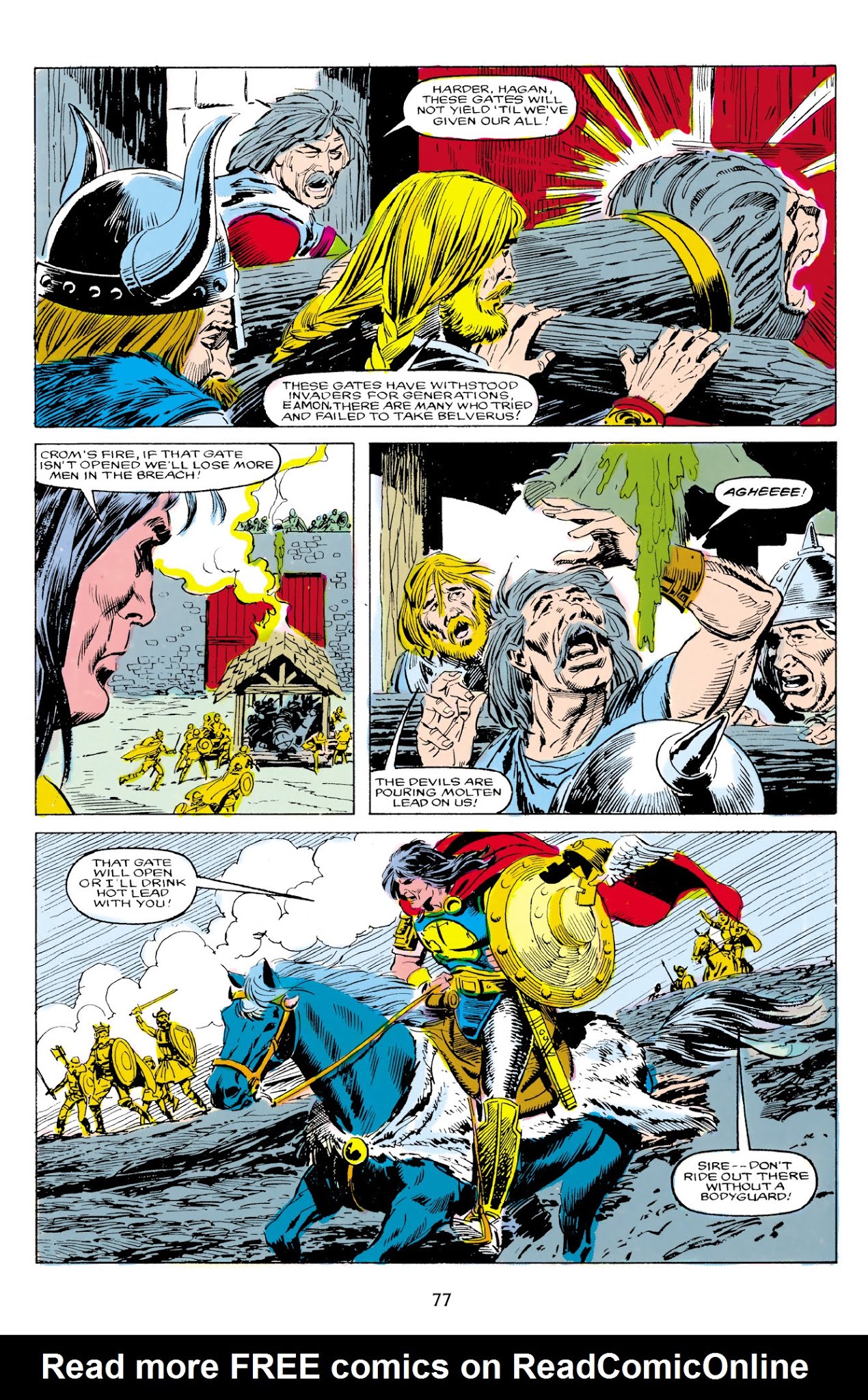 Read online The Chronicles of King Conan comic -  Issue # TPB 8 (Part 1) - 76