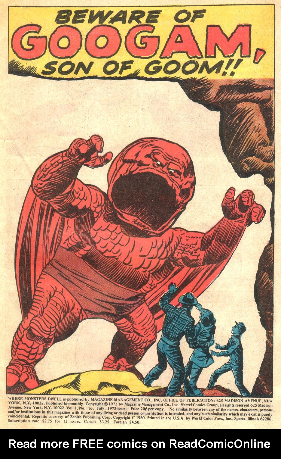 Read online Where Monsters Dwell (1970) comic -  Issue #16 - 3