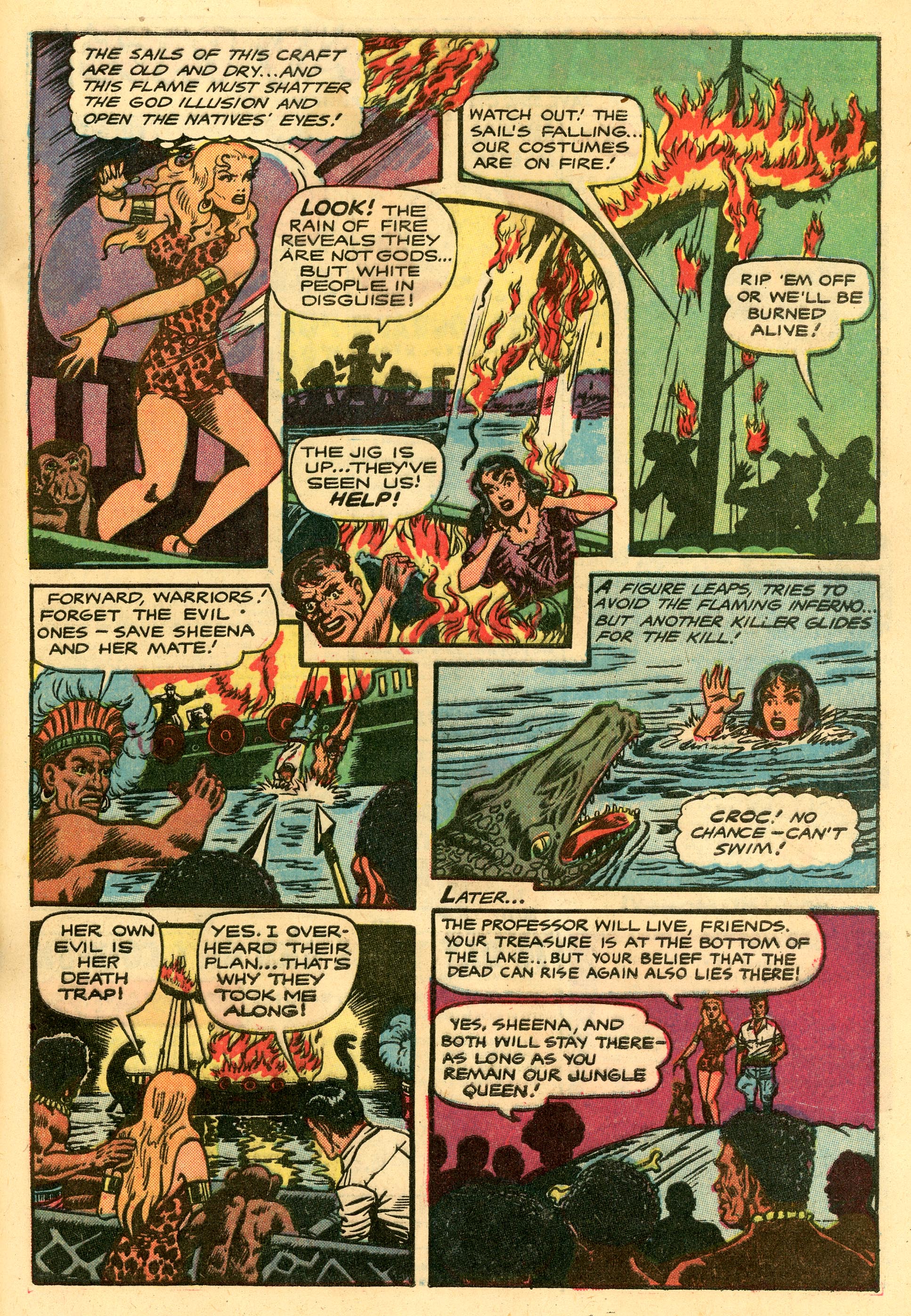Read online Sheena, Queen of the Jungle (1942) comic -  Issue #15 - 33
