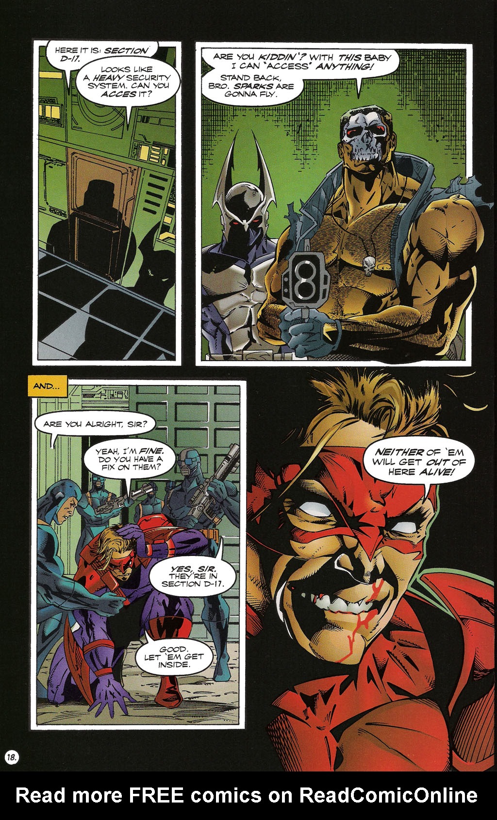 Read online ShadowHawk comic -  Issue #12 - 18