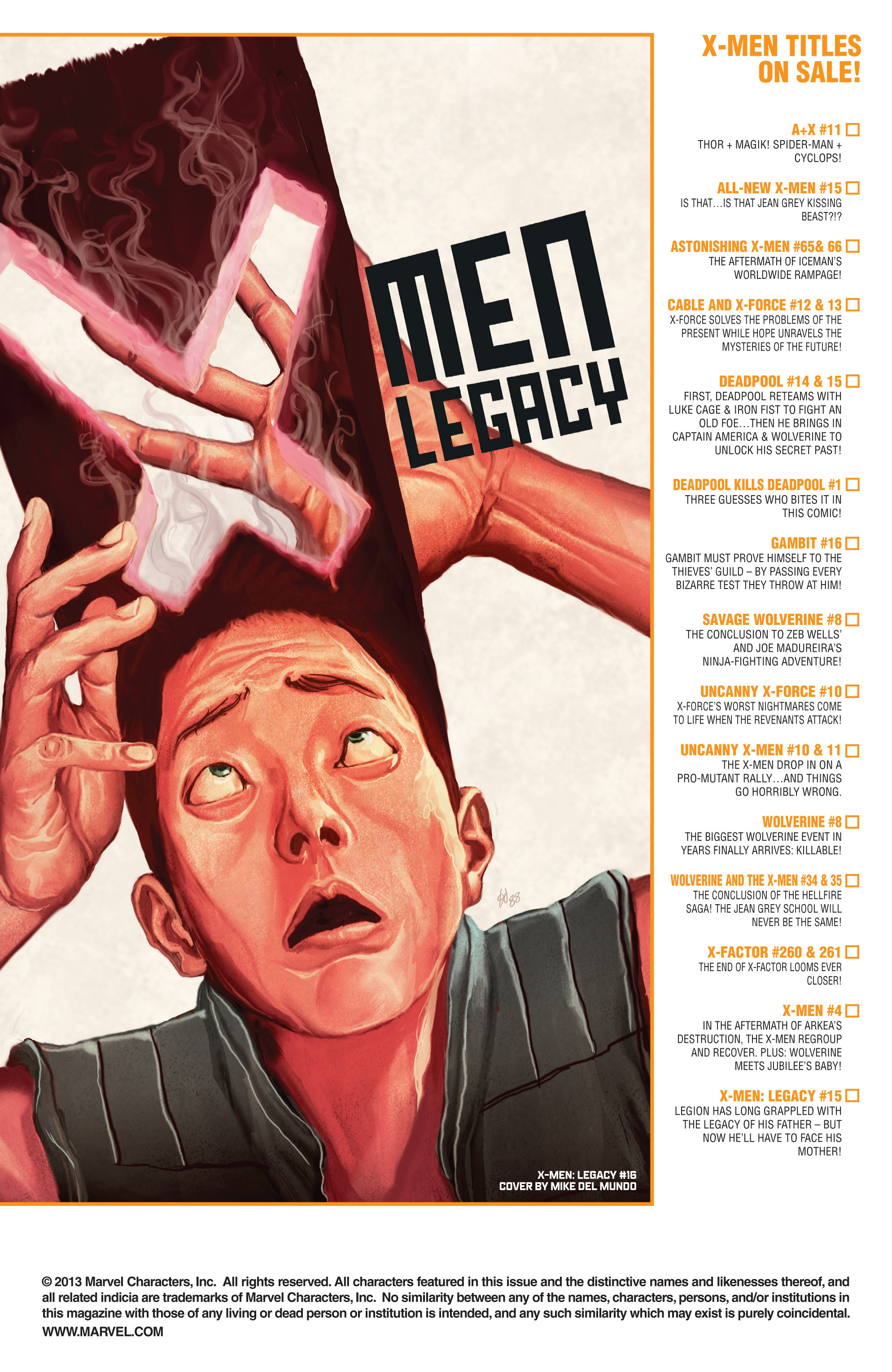 Read online X-Men: Legacy comic -  Issue #15 - 22