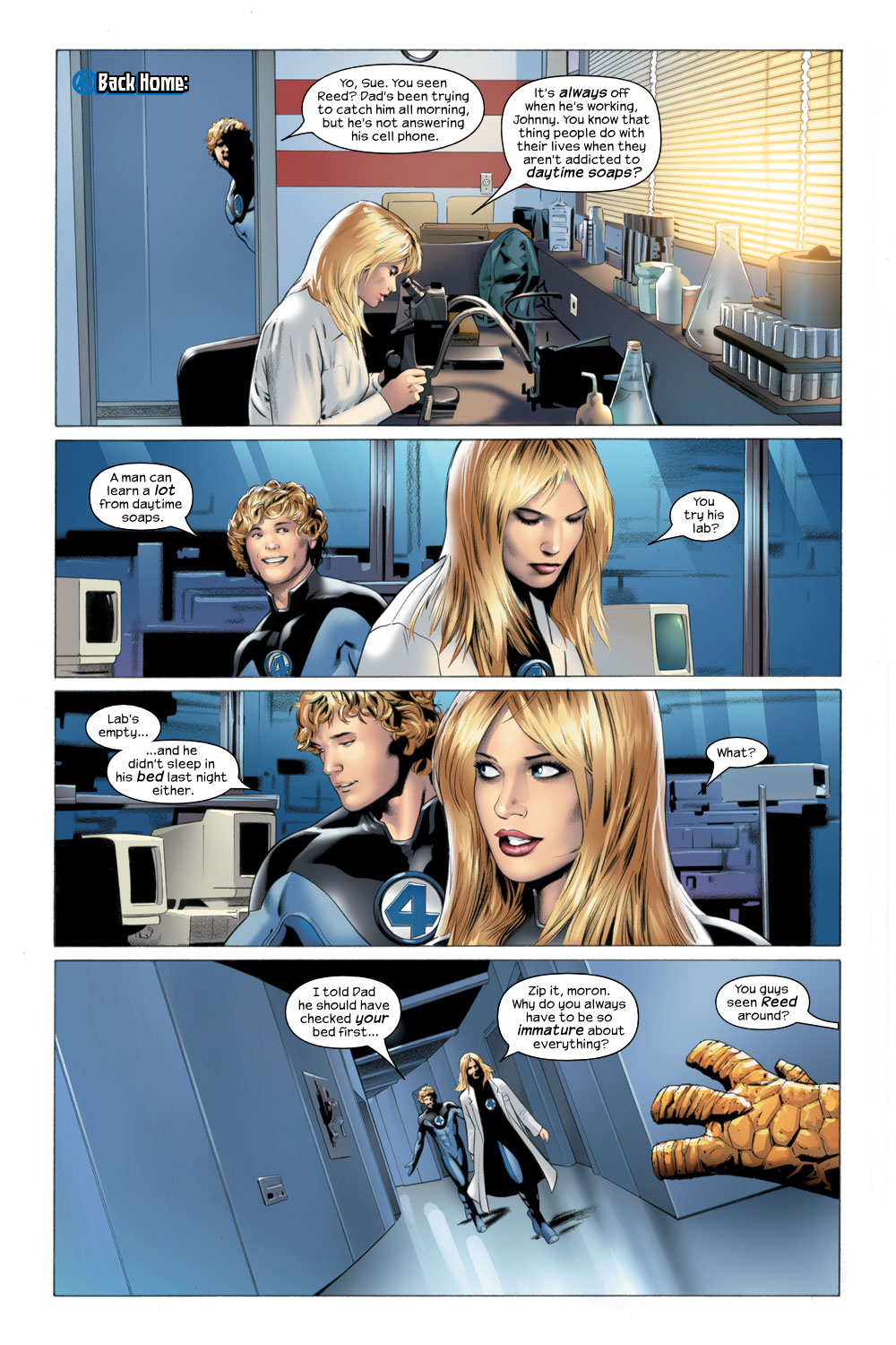Read online Ultimate Fantastic Four (2004) comic -  Issue #22 - 16