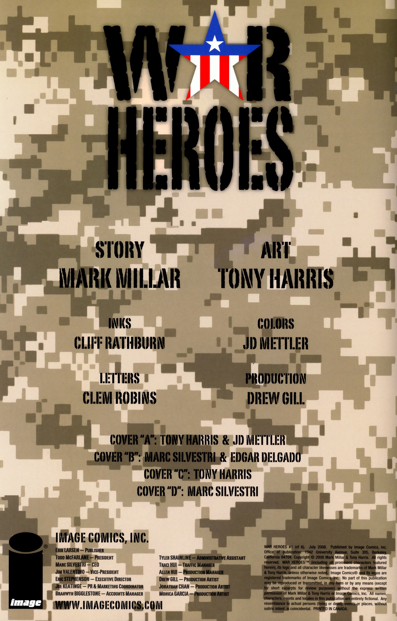 Read online War Heroes comic -  Issue #1 - 2