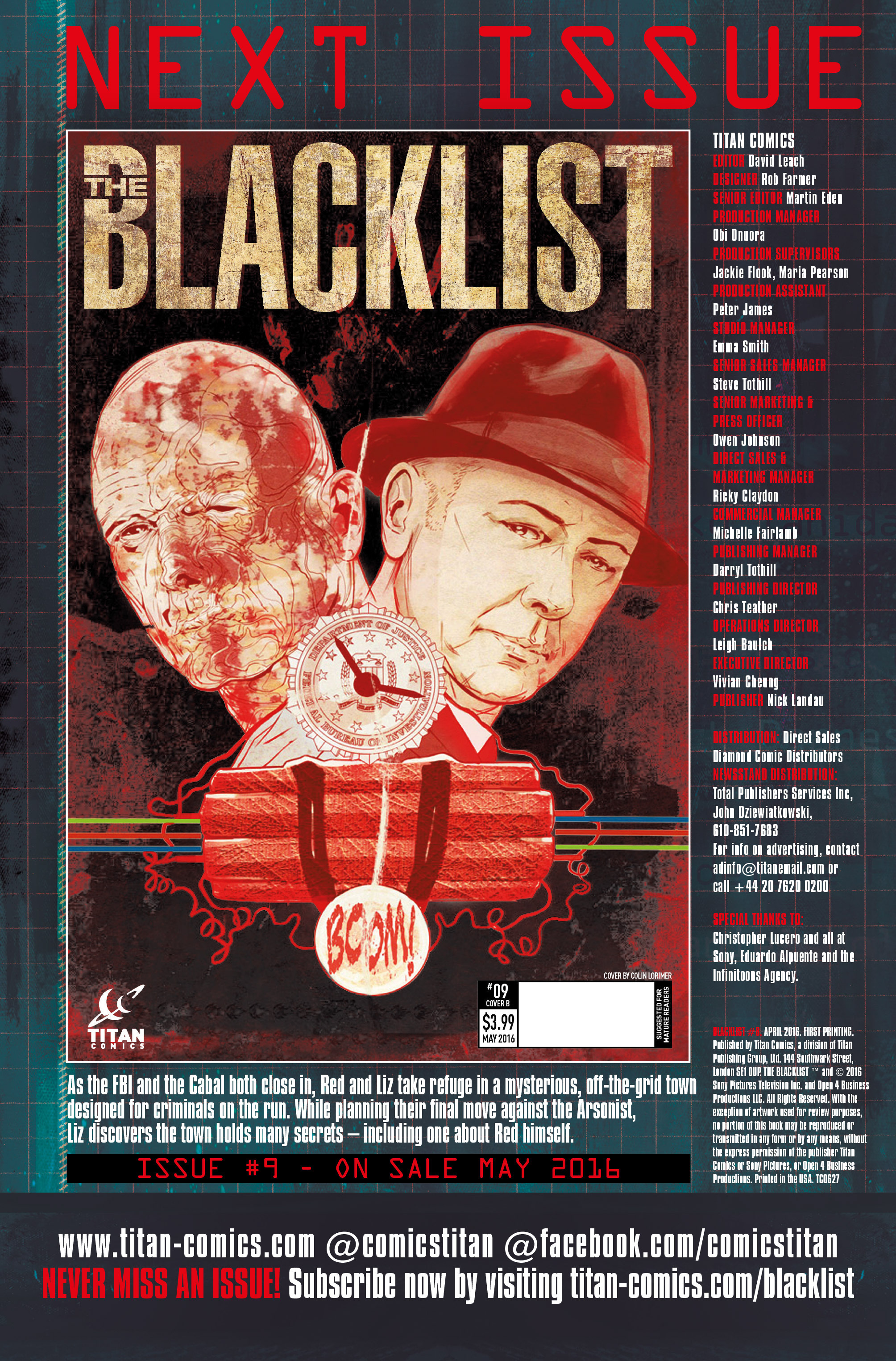 Read online The Blacklist comic -  Issue #8 - 26