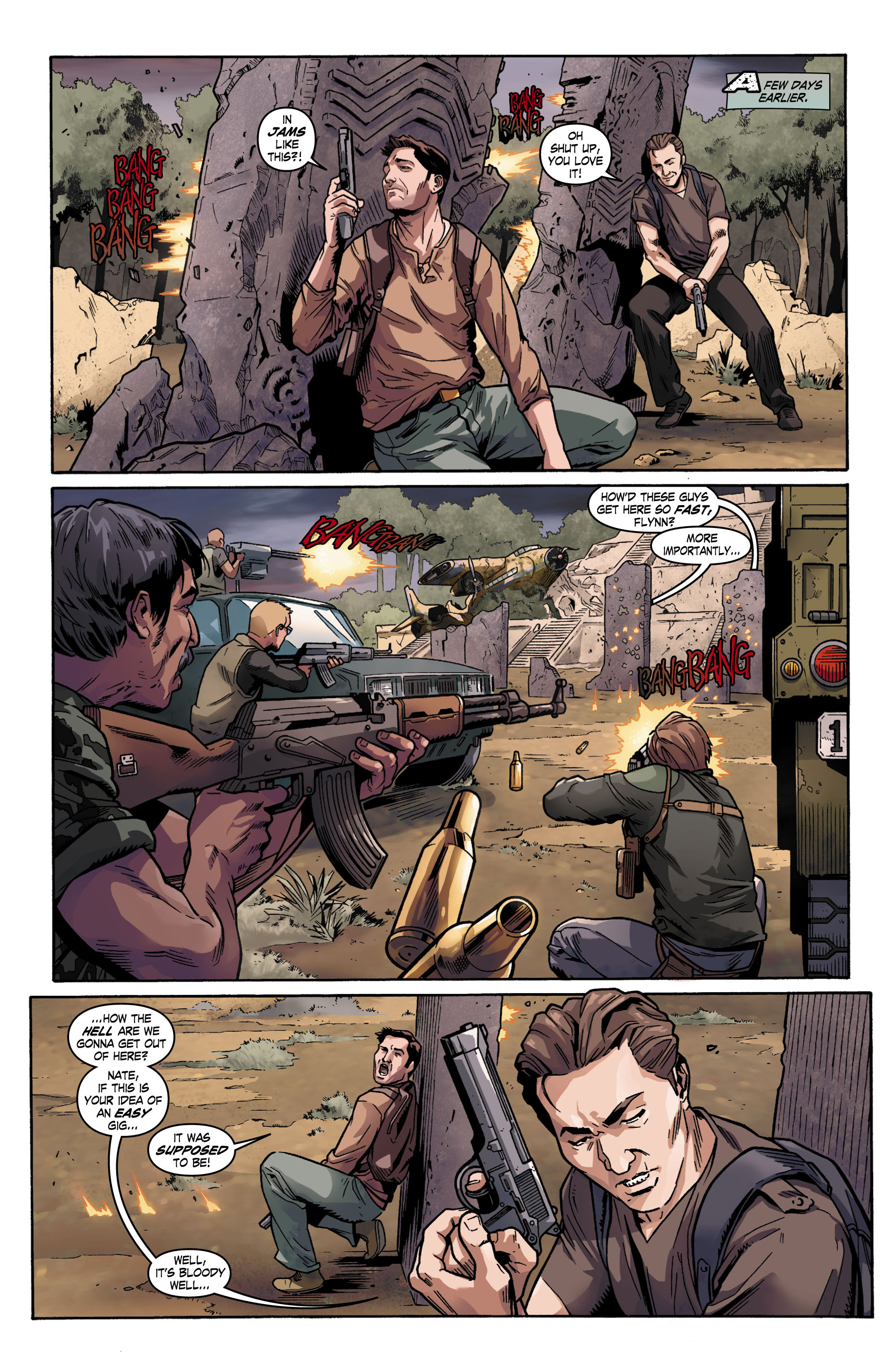 Read online Uncharted comic -  Issue #1 - 4