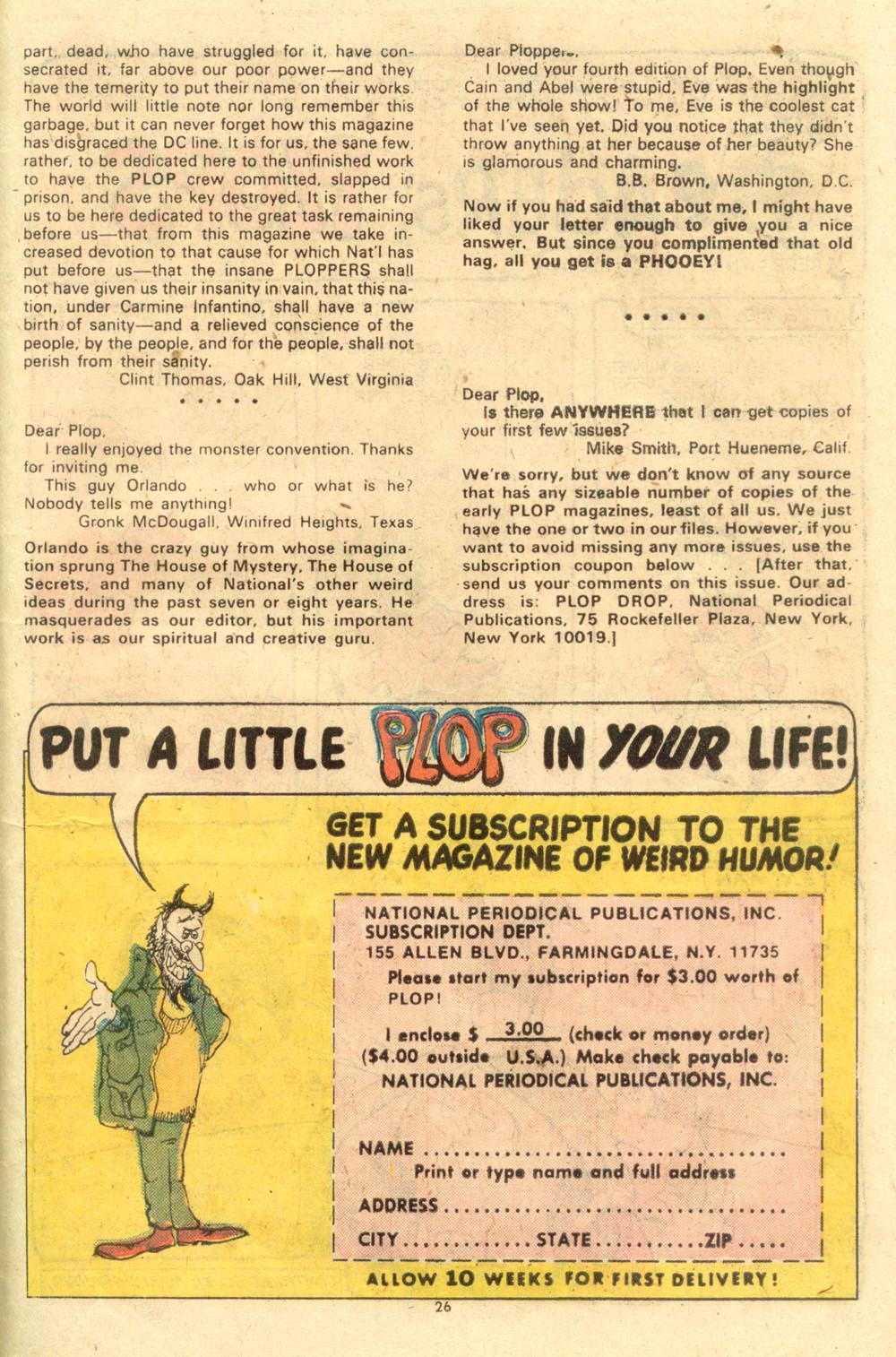 Read online Plop! comic -  Issue #7 - 27
