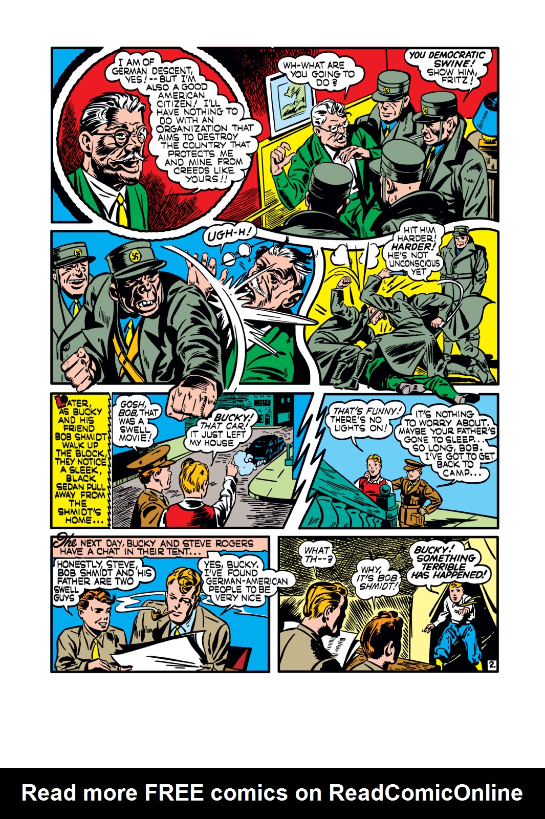 Read online Captain America Comics comic -  Issue #5 - 32