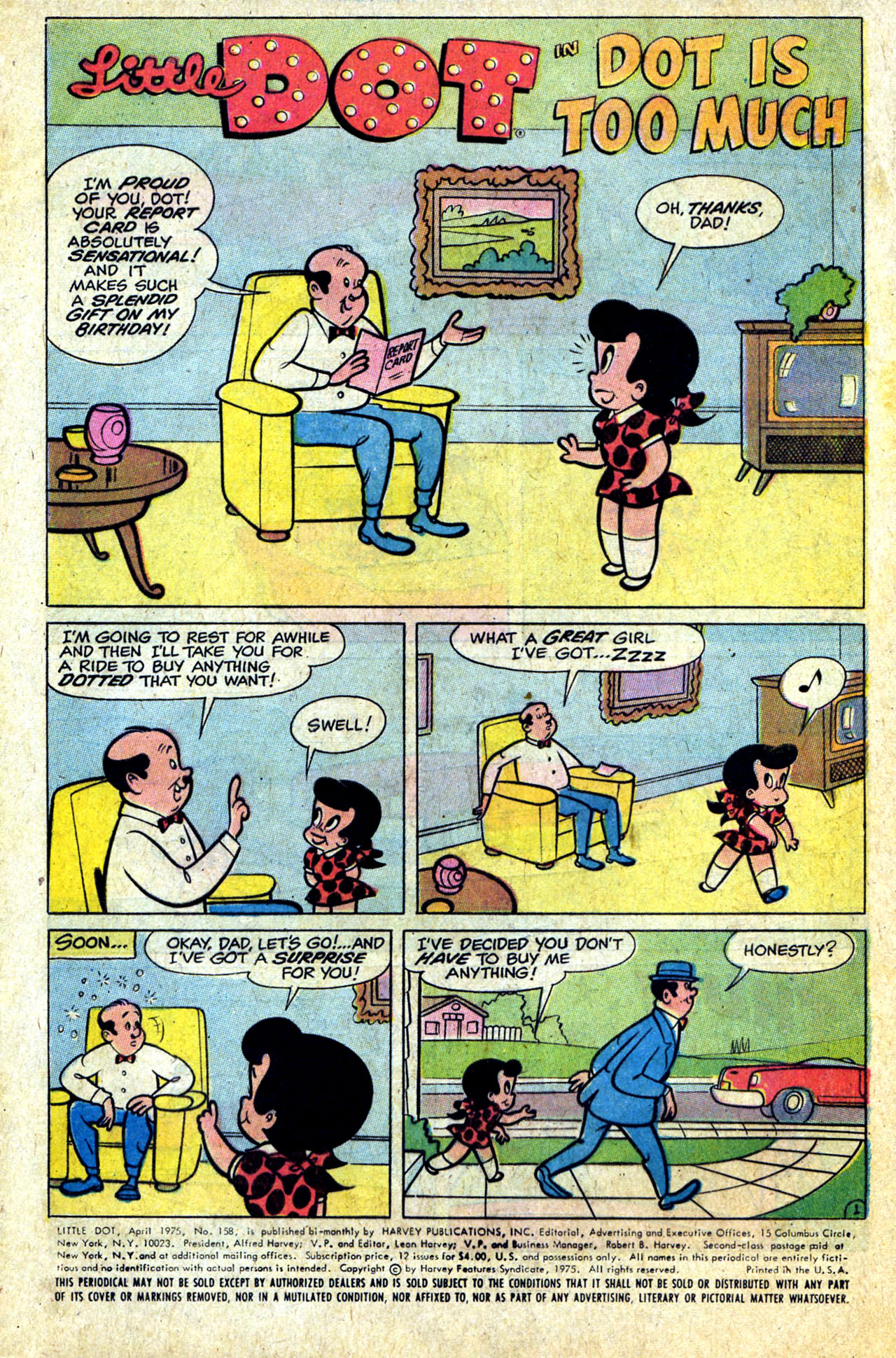 Read online Little Dot (1953) comic -  Issue #158 - 5