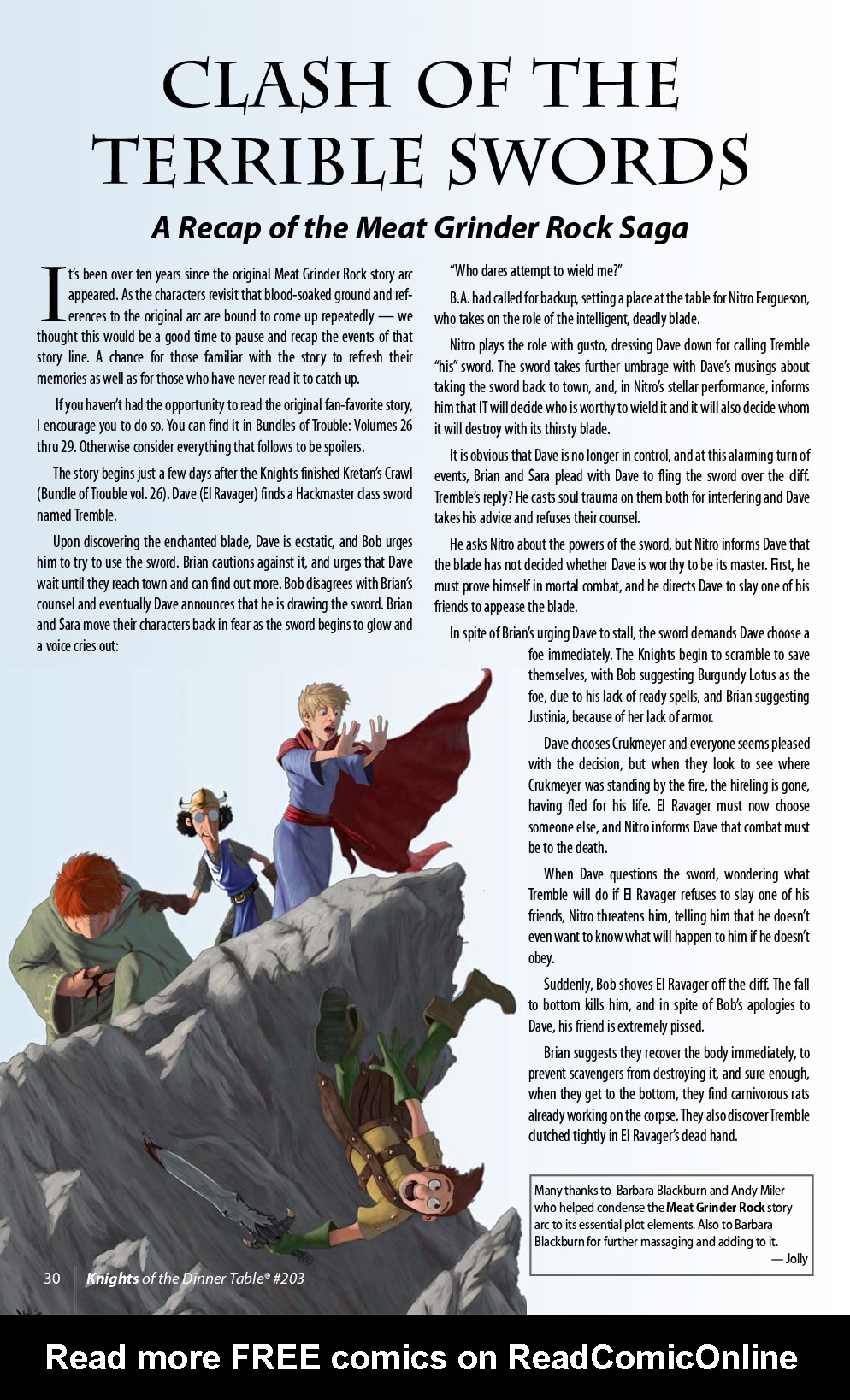 Read online Knights of the Dinner Table comic -  Issue #203 - 32