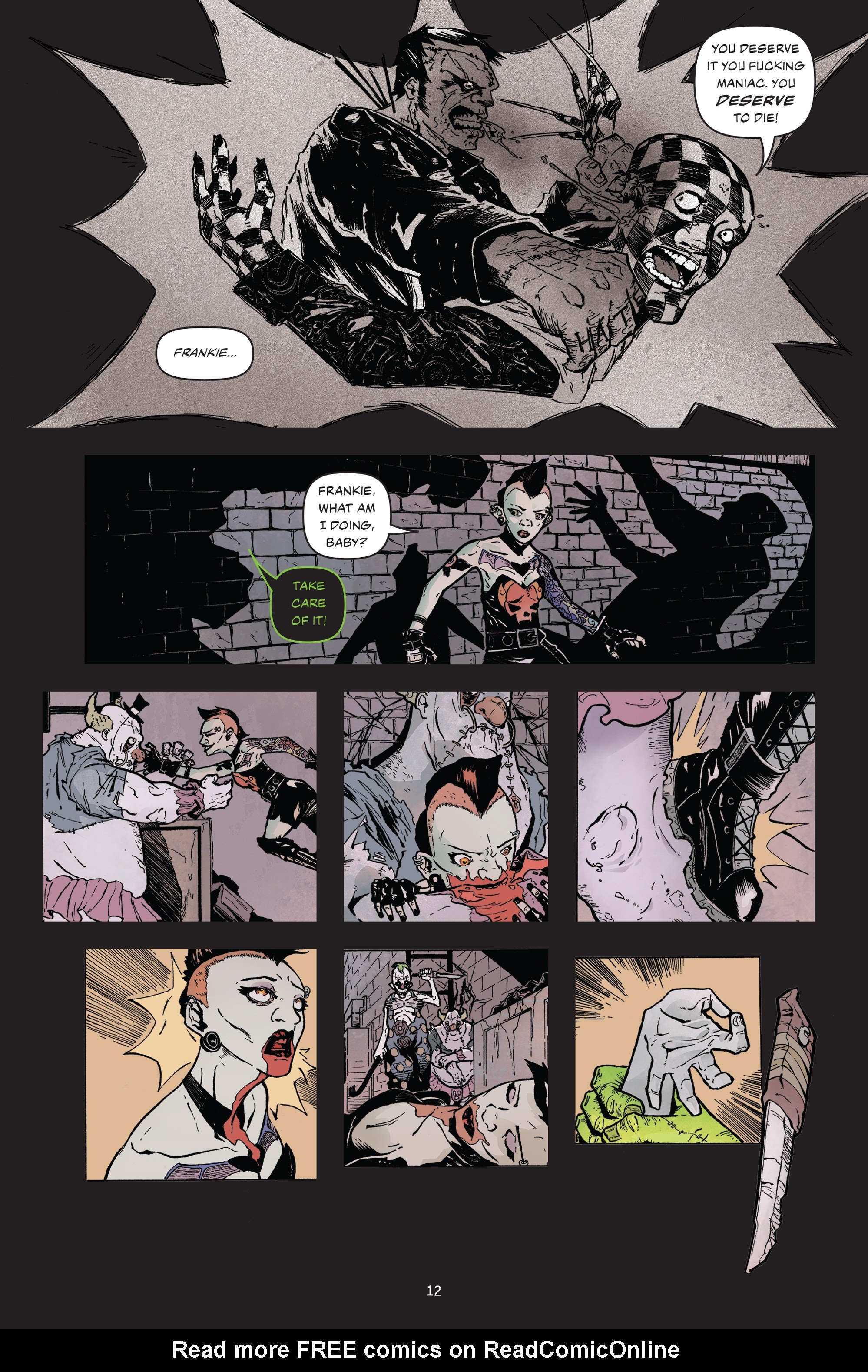 Read online Unmasked: Caddy Full of Blood comic -  Issue # Full - 14