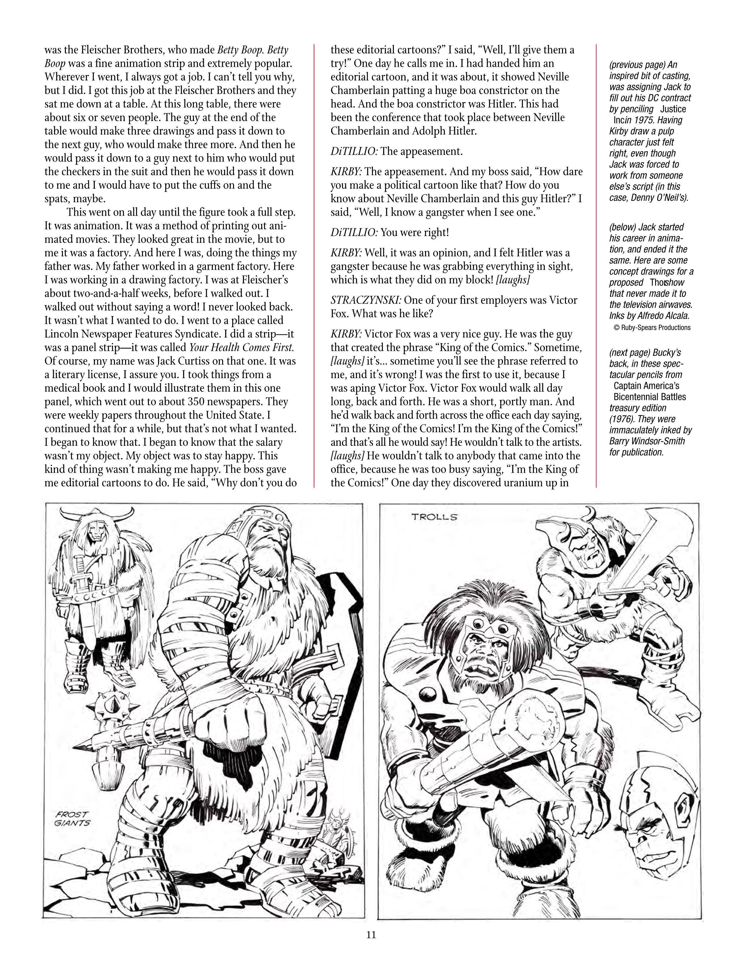 Read online The Jack Kirby Collector comic -  Issue #68 - 13