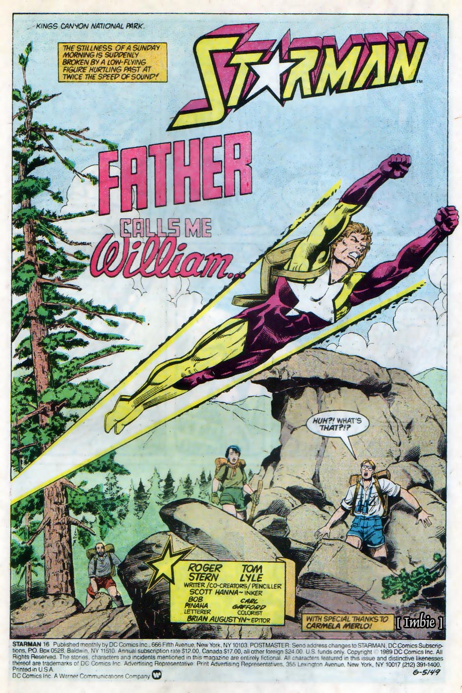 Read online Starman (1988) comic -  Issue #16 - 2